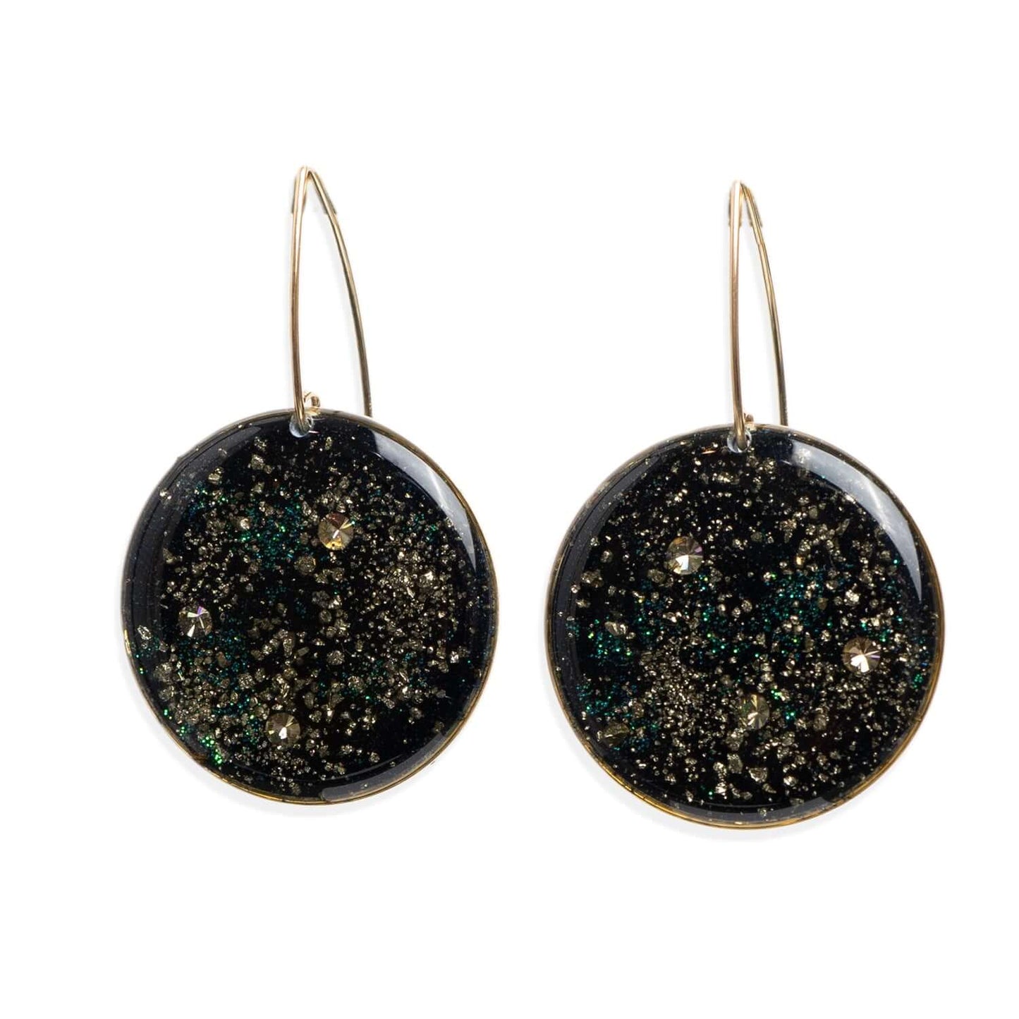 Statement Dangling Circle Earrings