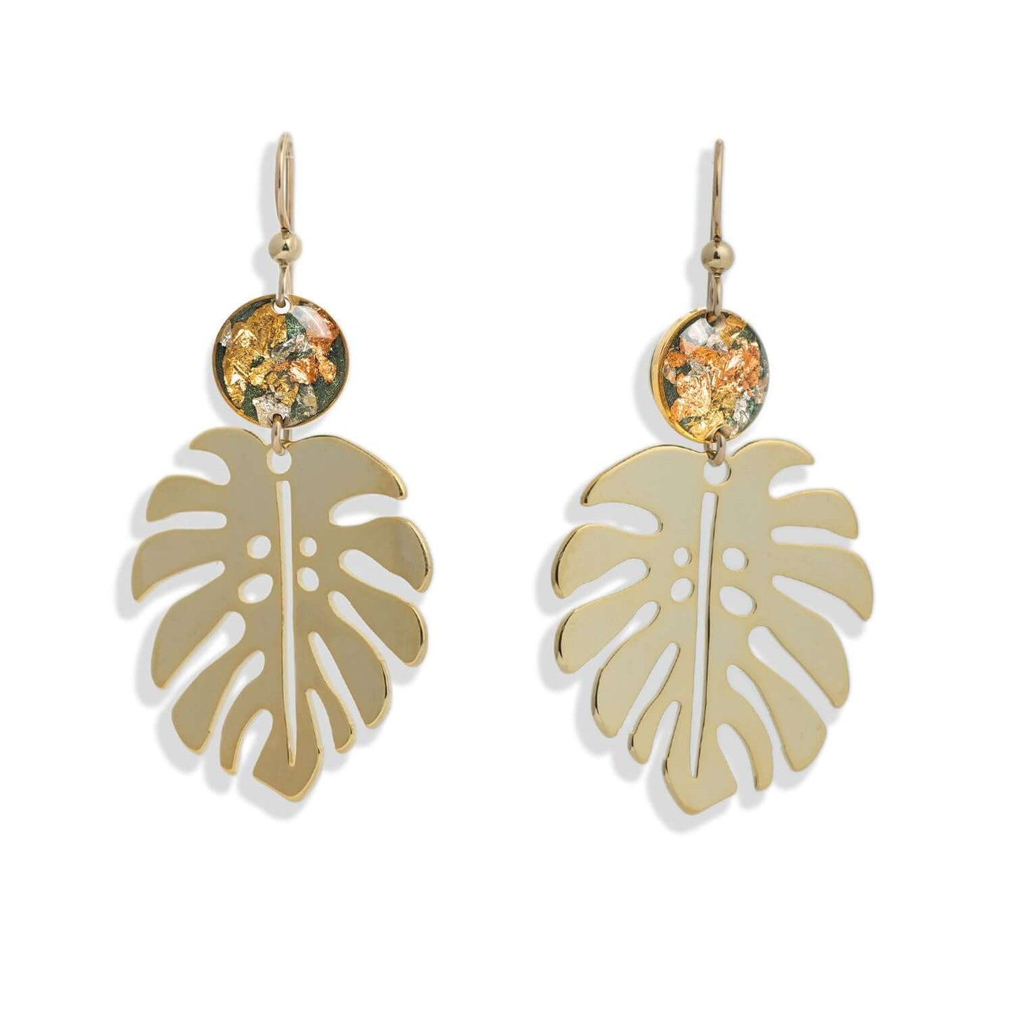 Monstera Earrings