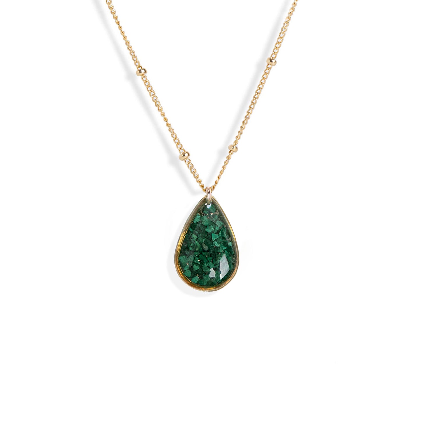 Teardrop Gem Necklace