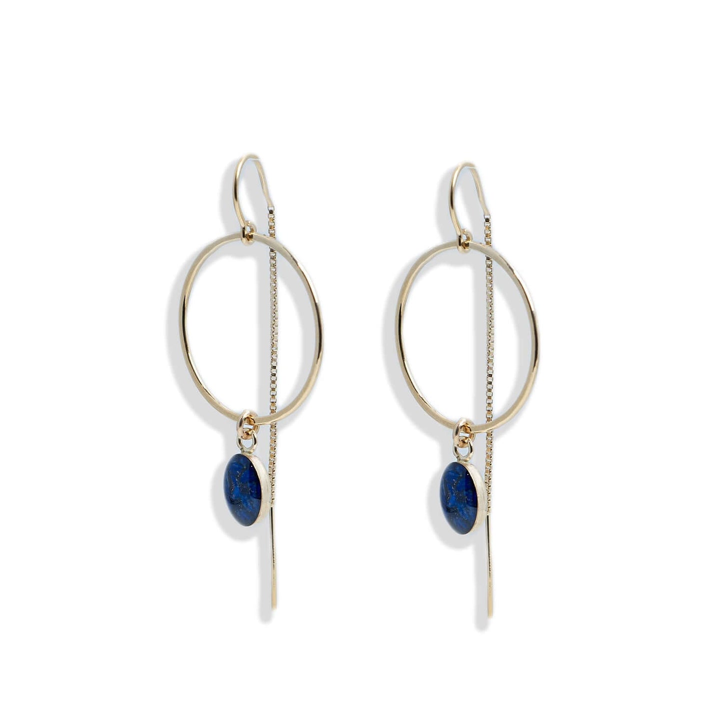 Maggie earrings in Lapis