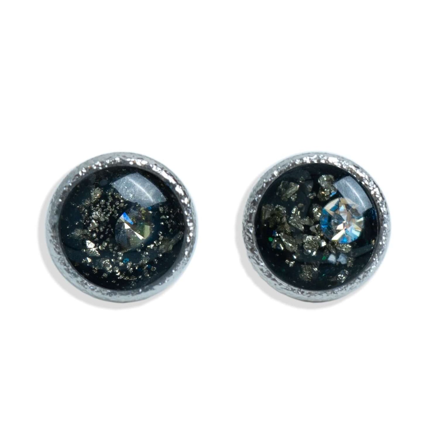 Round Gemstone Studs