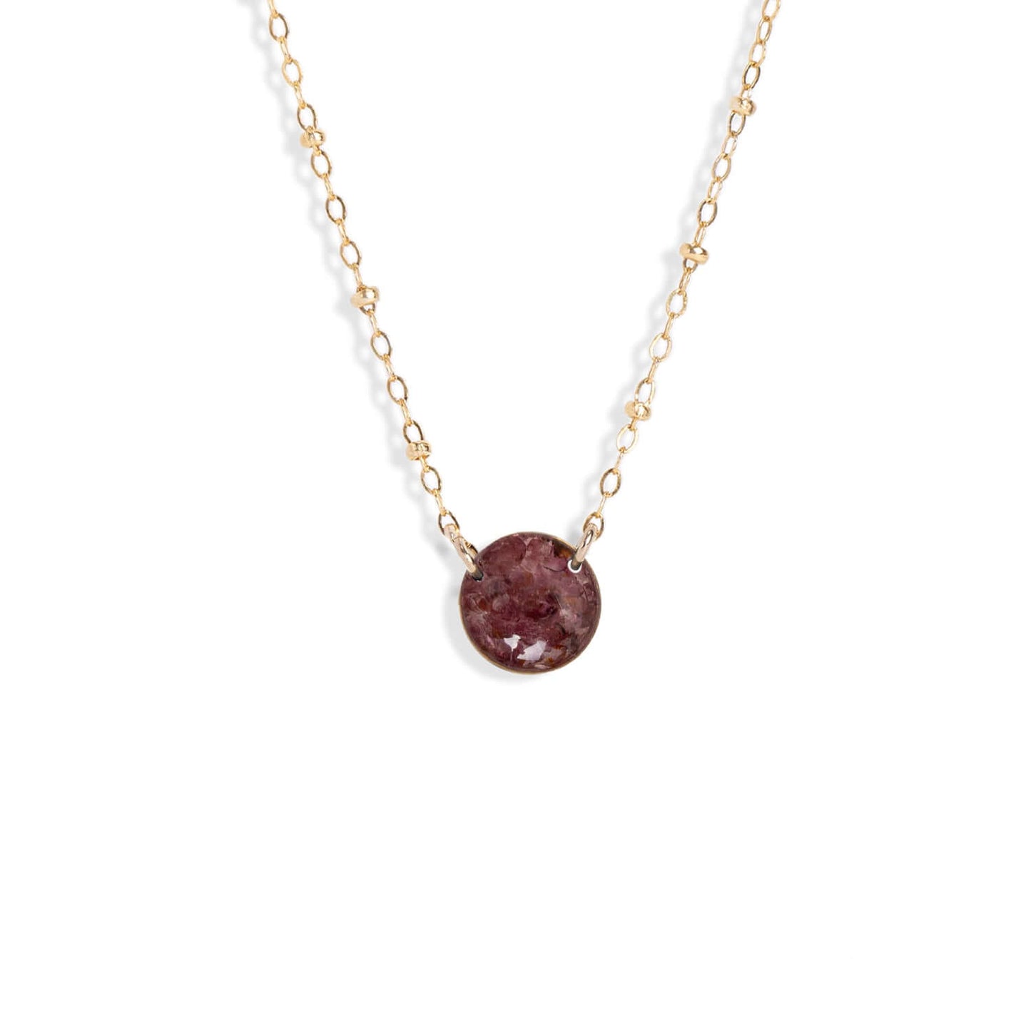 Round Gem Necklace