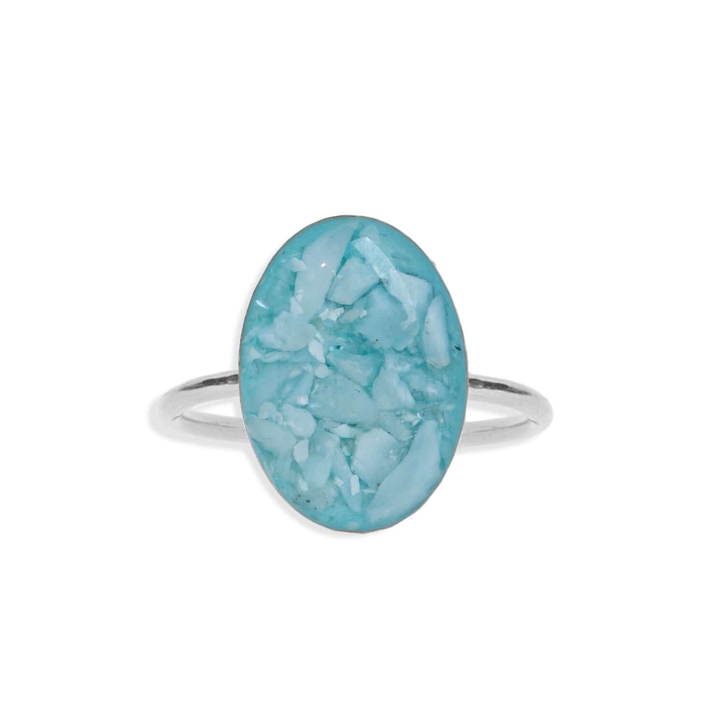 Statement Oval ring in Sterling Silver