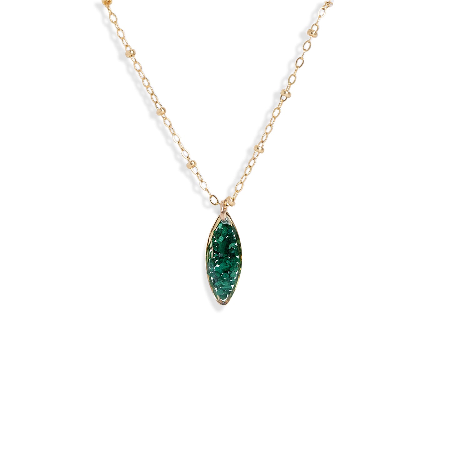 Oval Gem Necklace