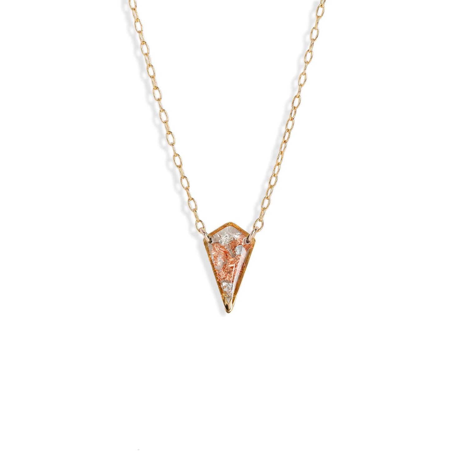 Diamond Shimmer Foils Necklace