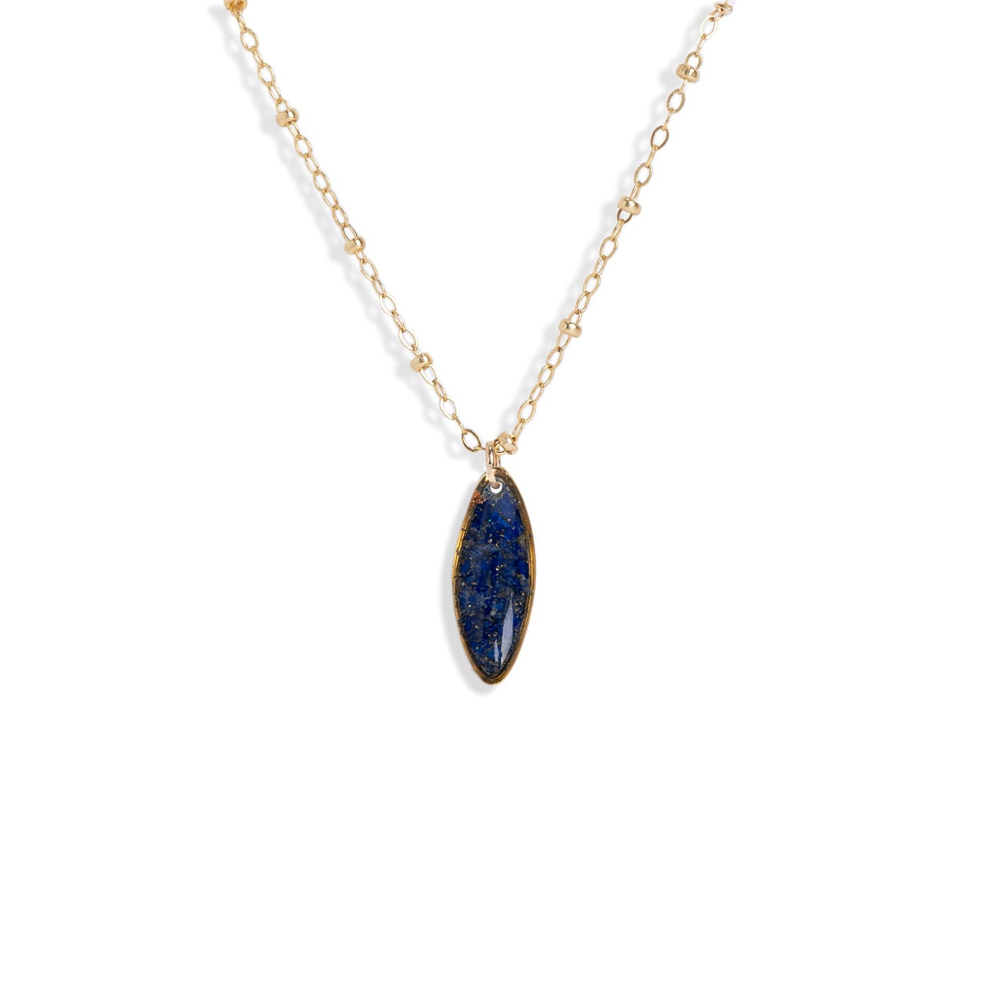 Oval Gem Necklace