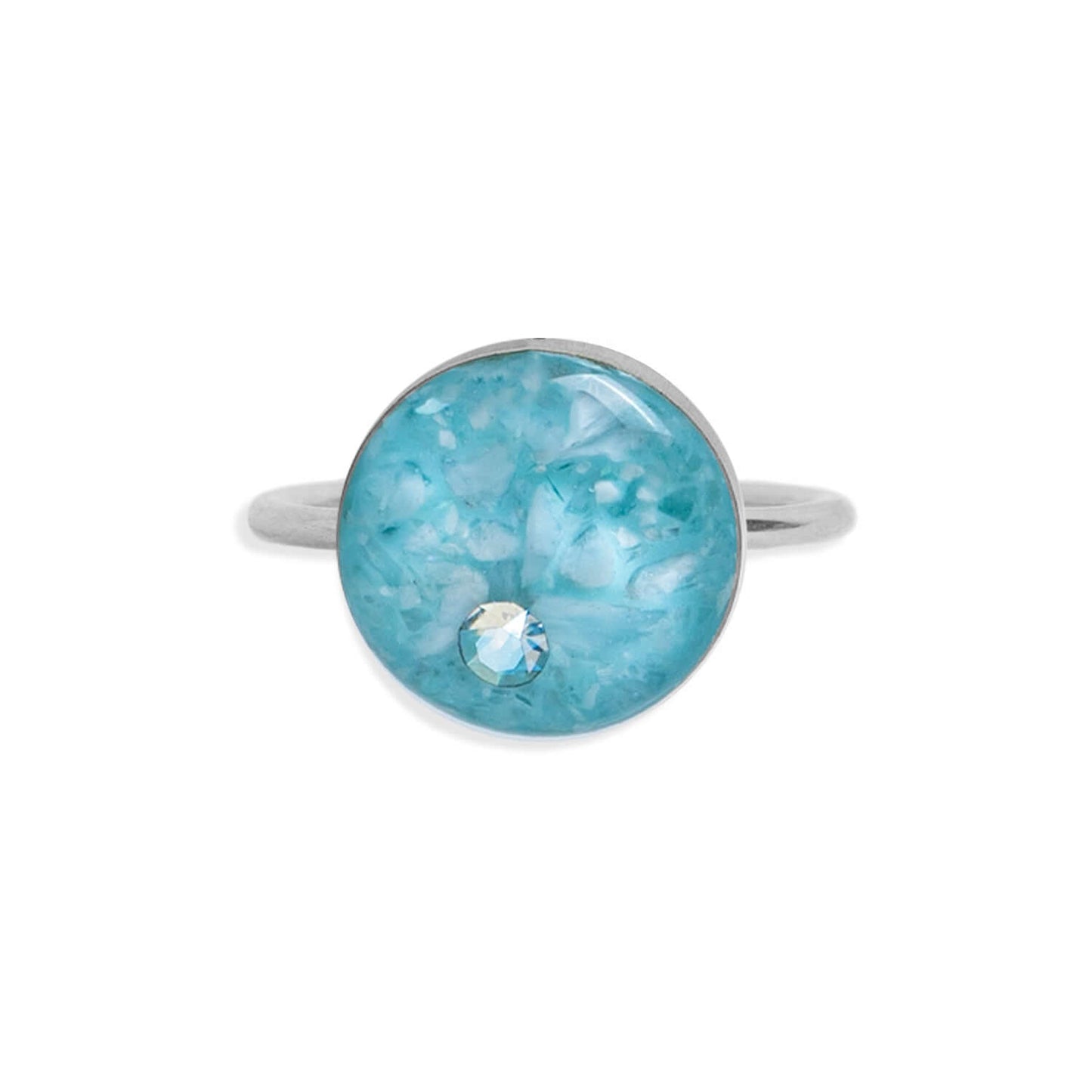 Statement Round Gemstone Ring