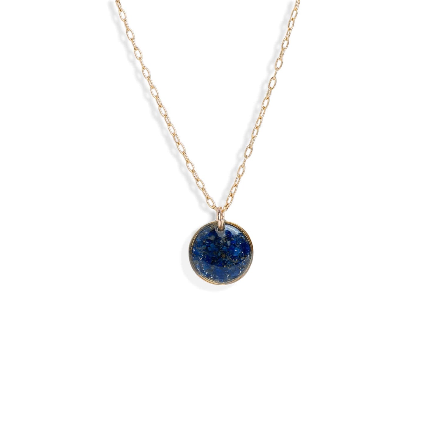 Small Circle Gem Necklace