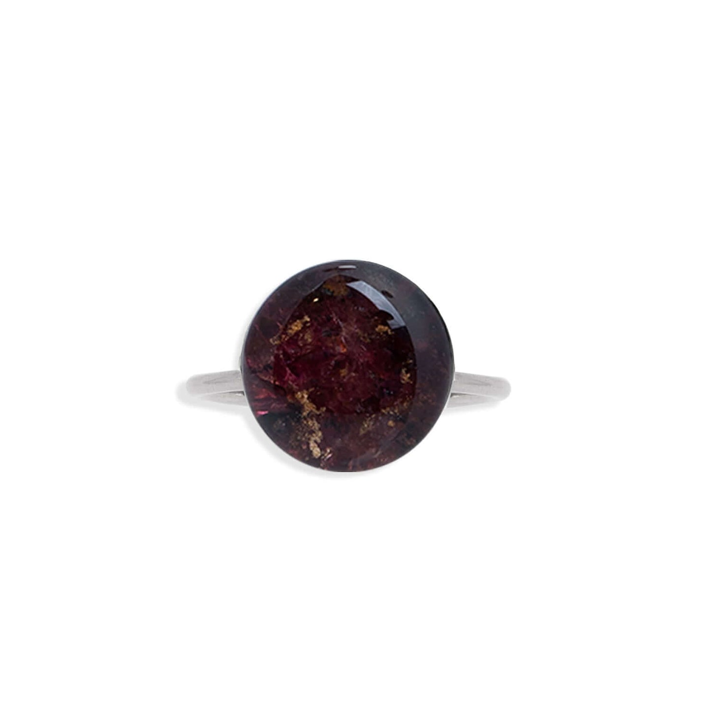 Statement Round Gemstone Ring