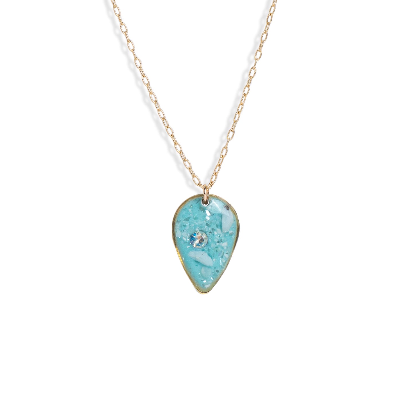 Teardrop Gem Necklace