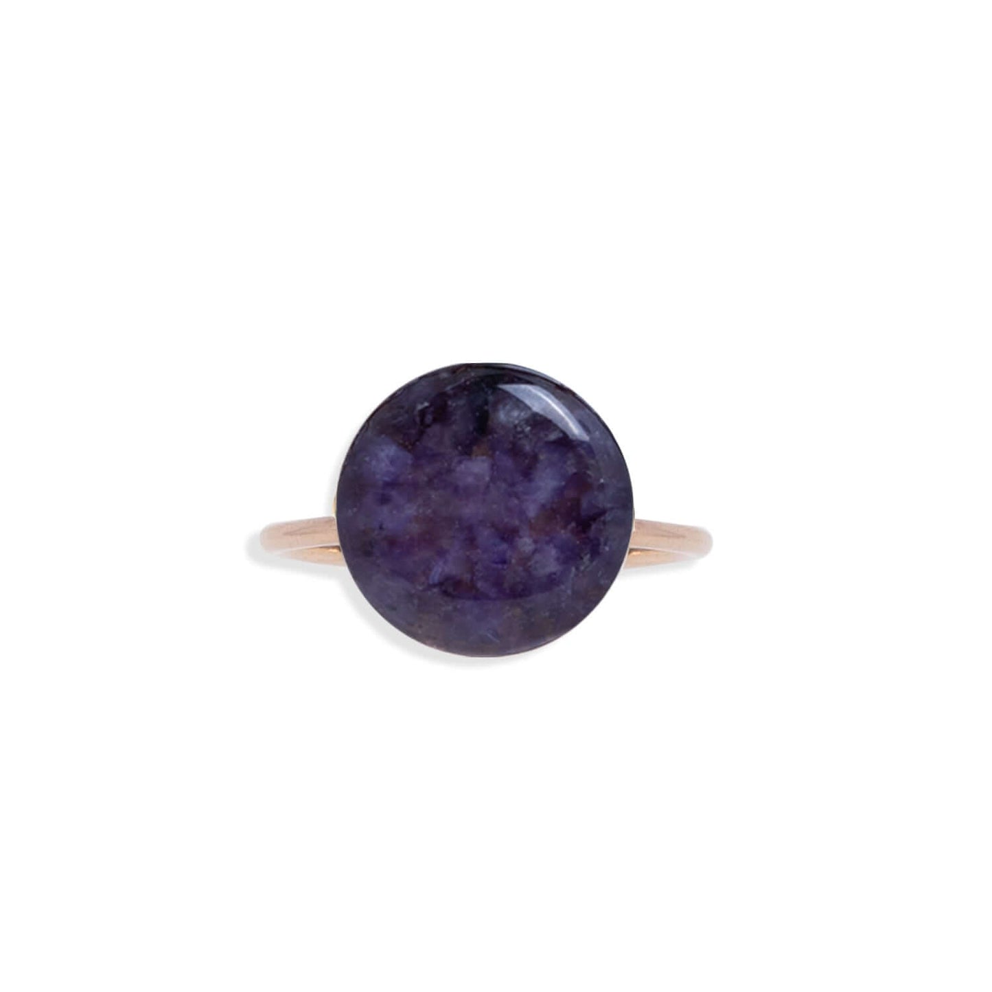 Statement Round Gemstone Ring