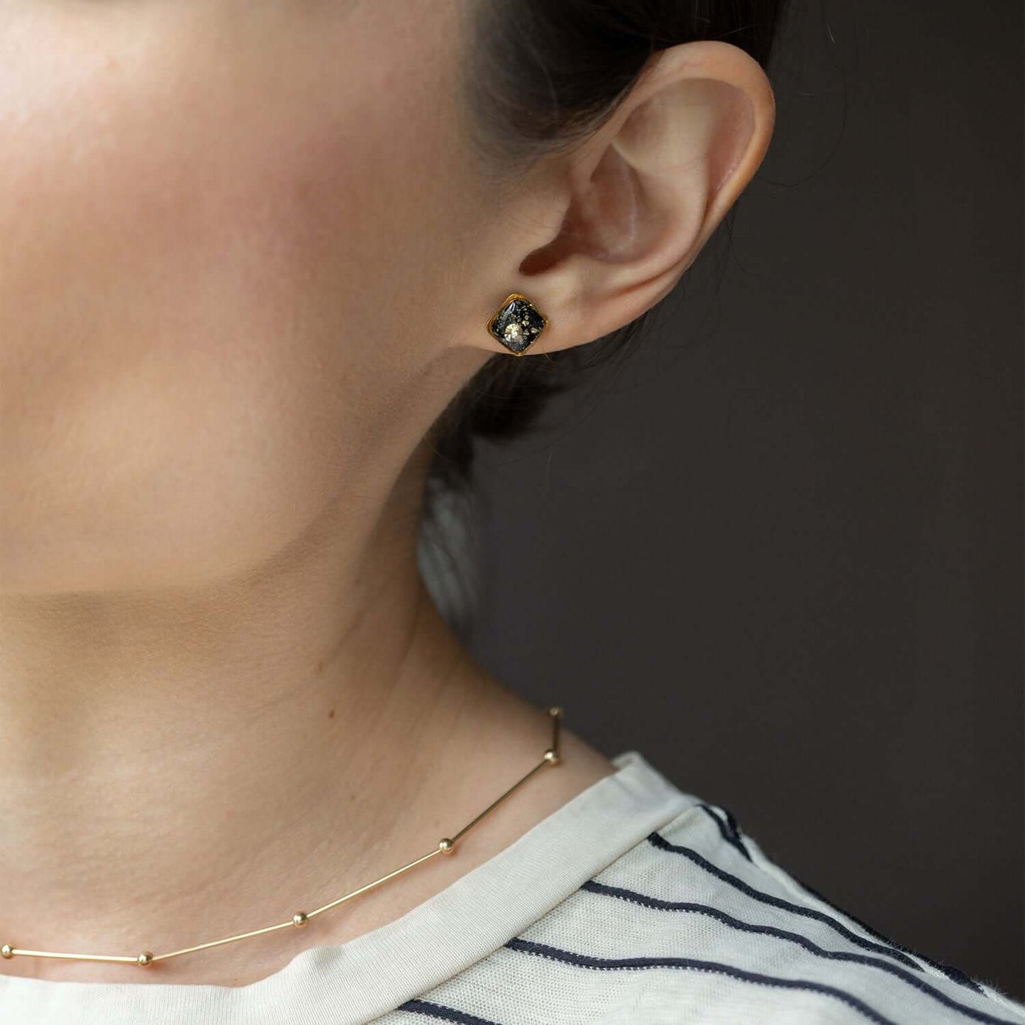 Square Flower Earrings