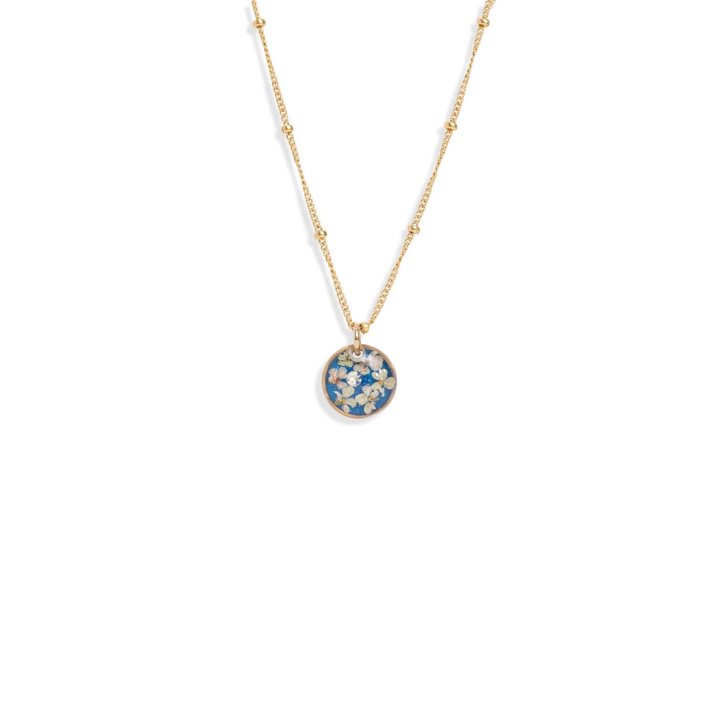 Small Circle Flower Necklace