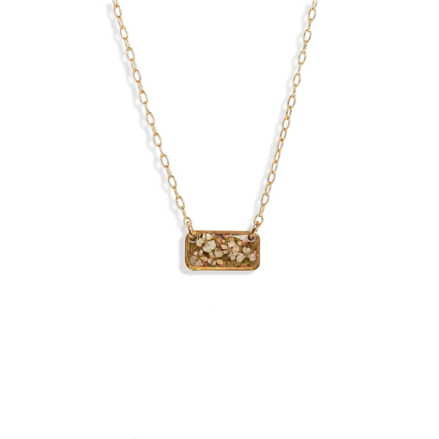 Mini Bar Flower Necklace