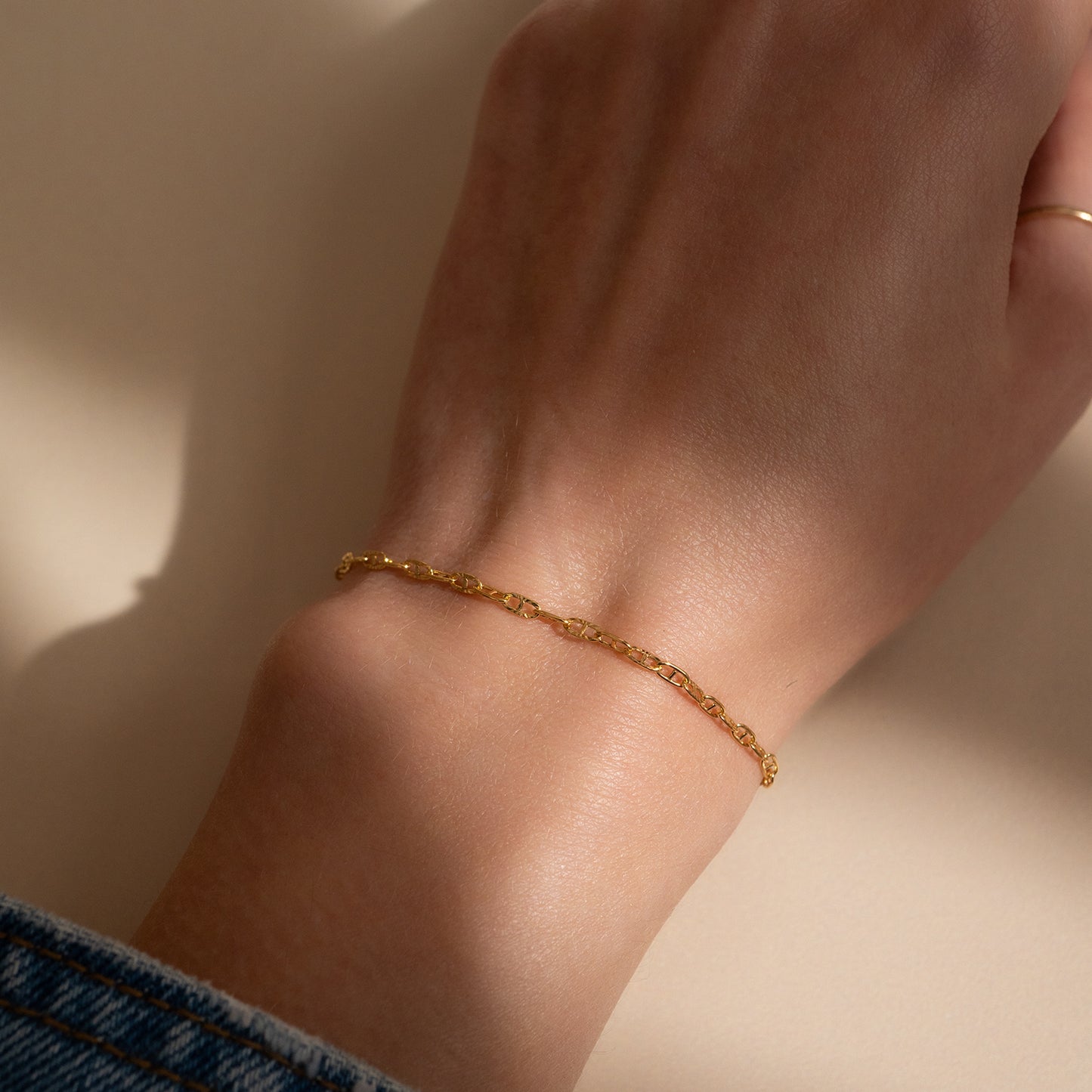Anchor Mariner Chain Bracelet