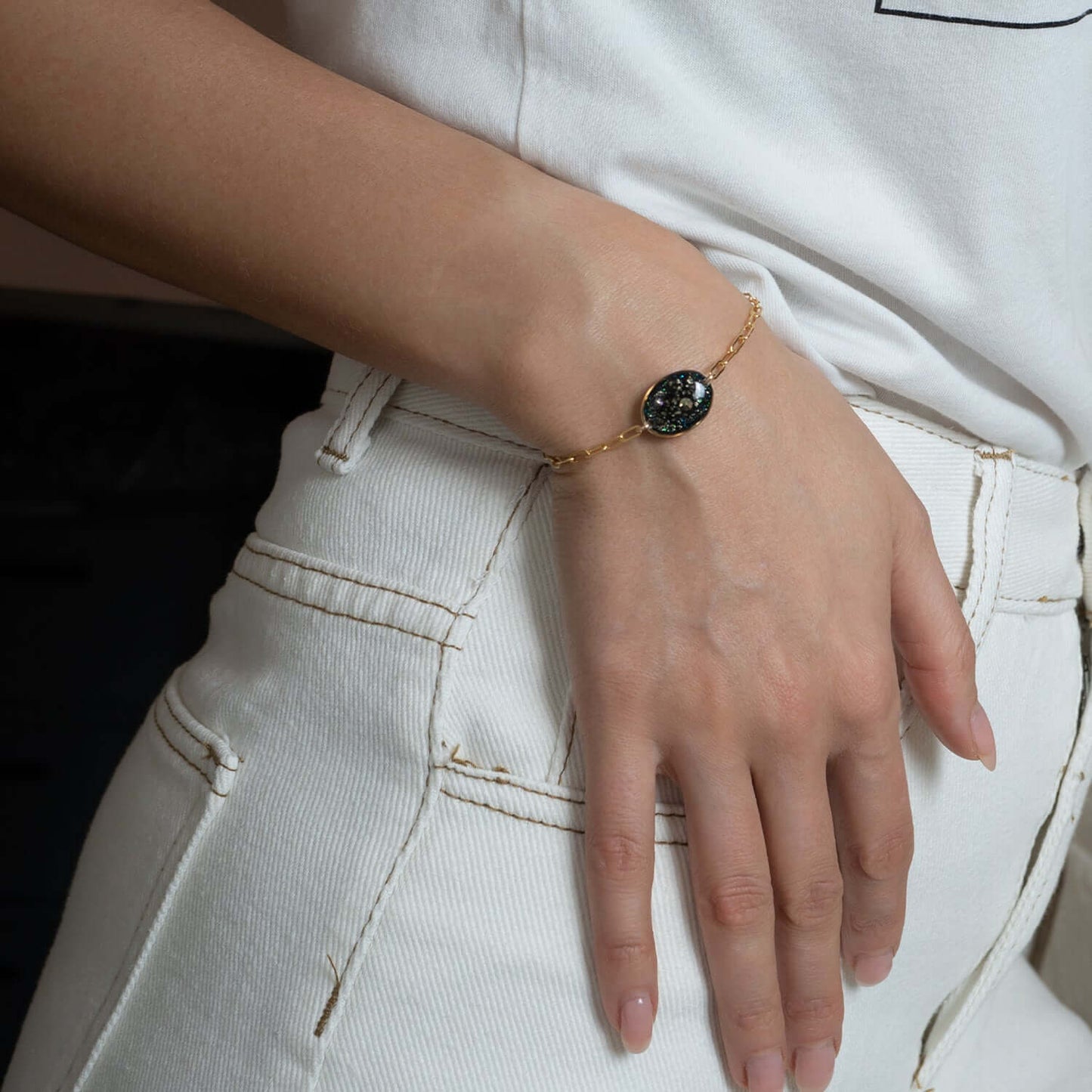 Oval Galaxy Bracelet