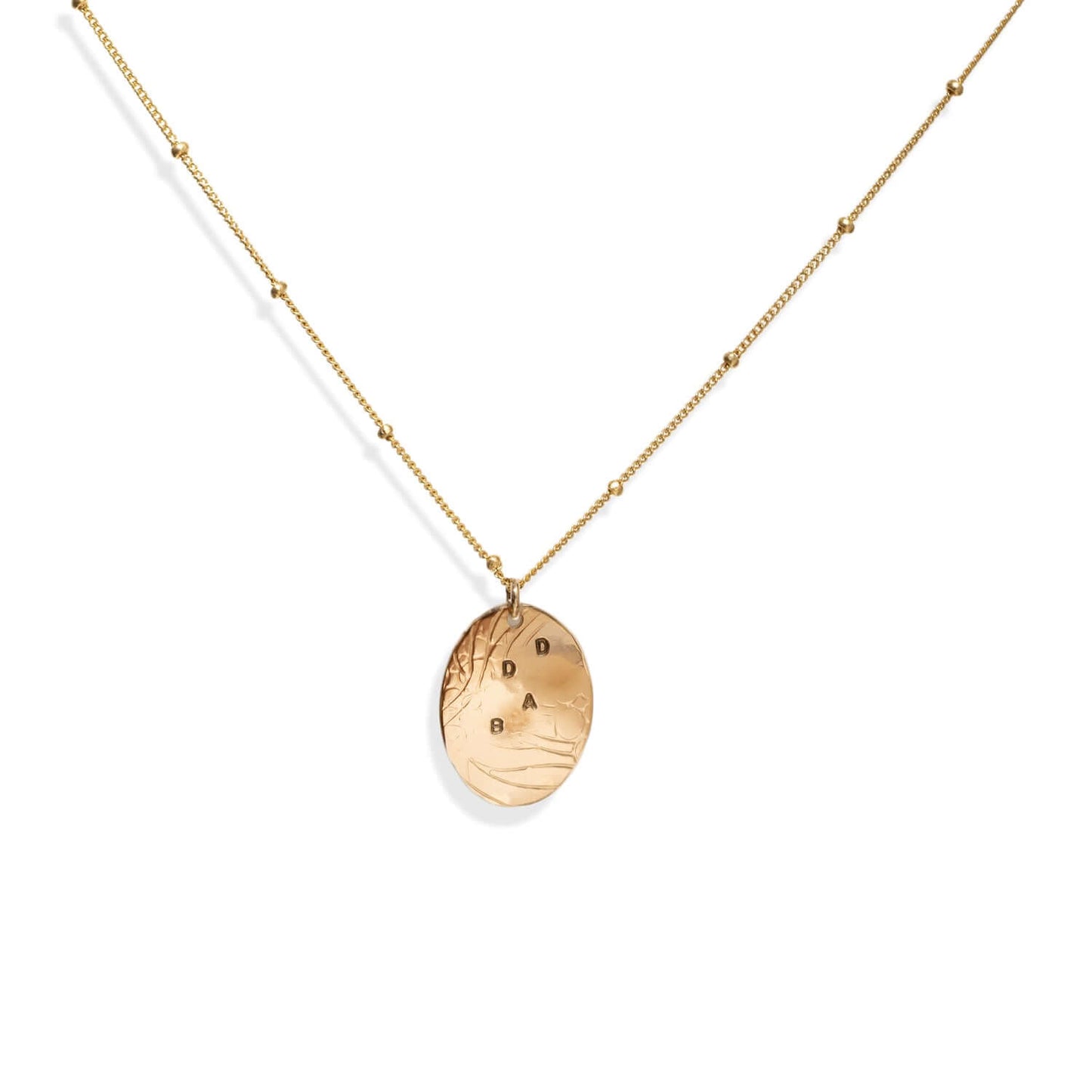 Oval Pendant Necklace