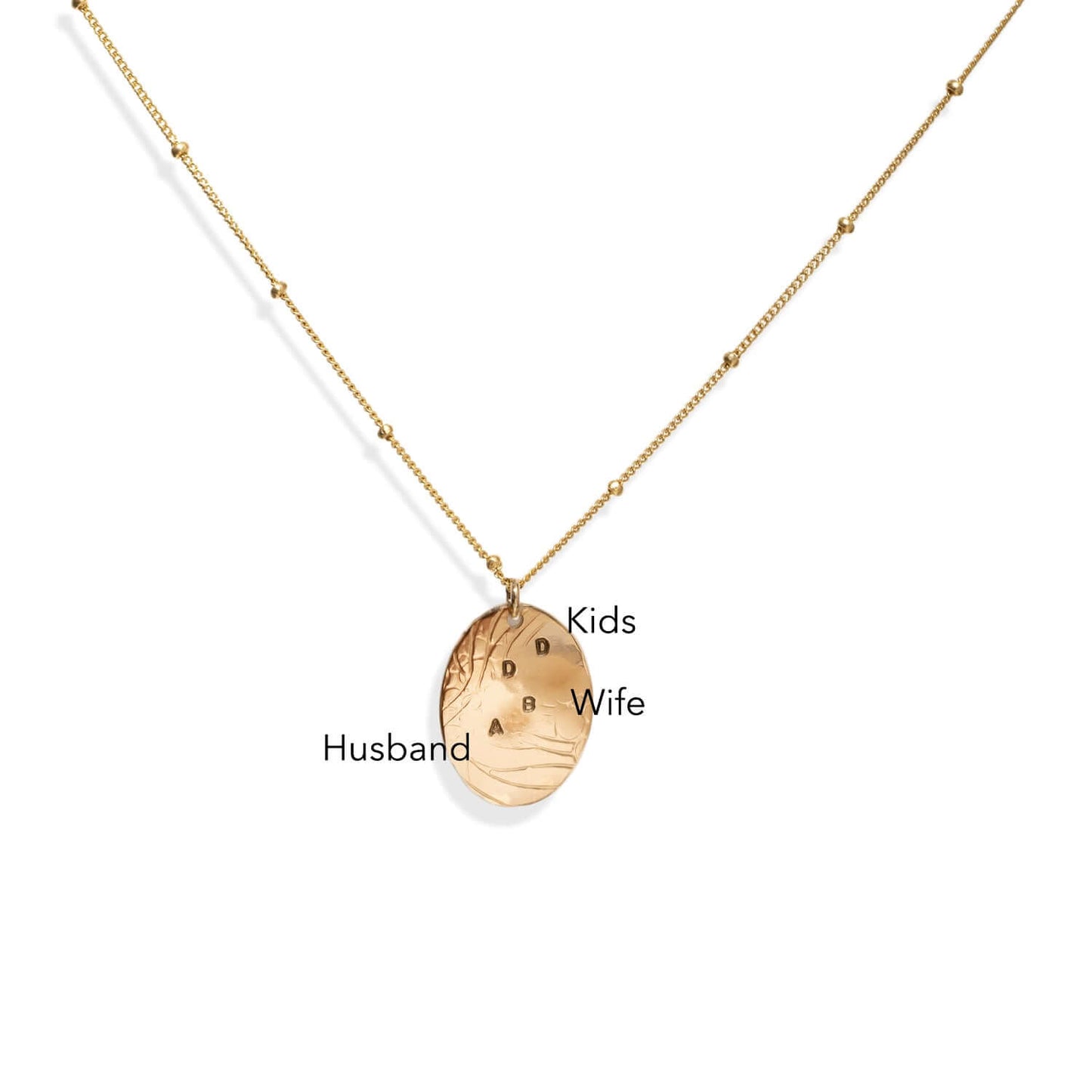 Oval Pendant Necklace