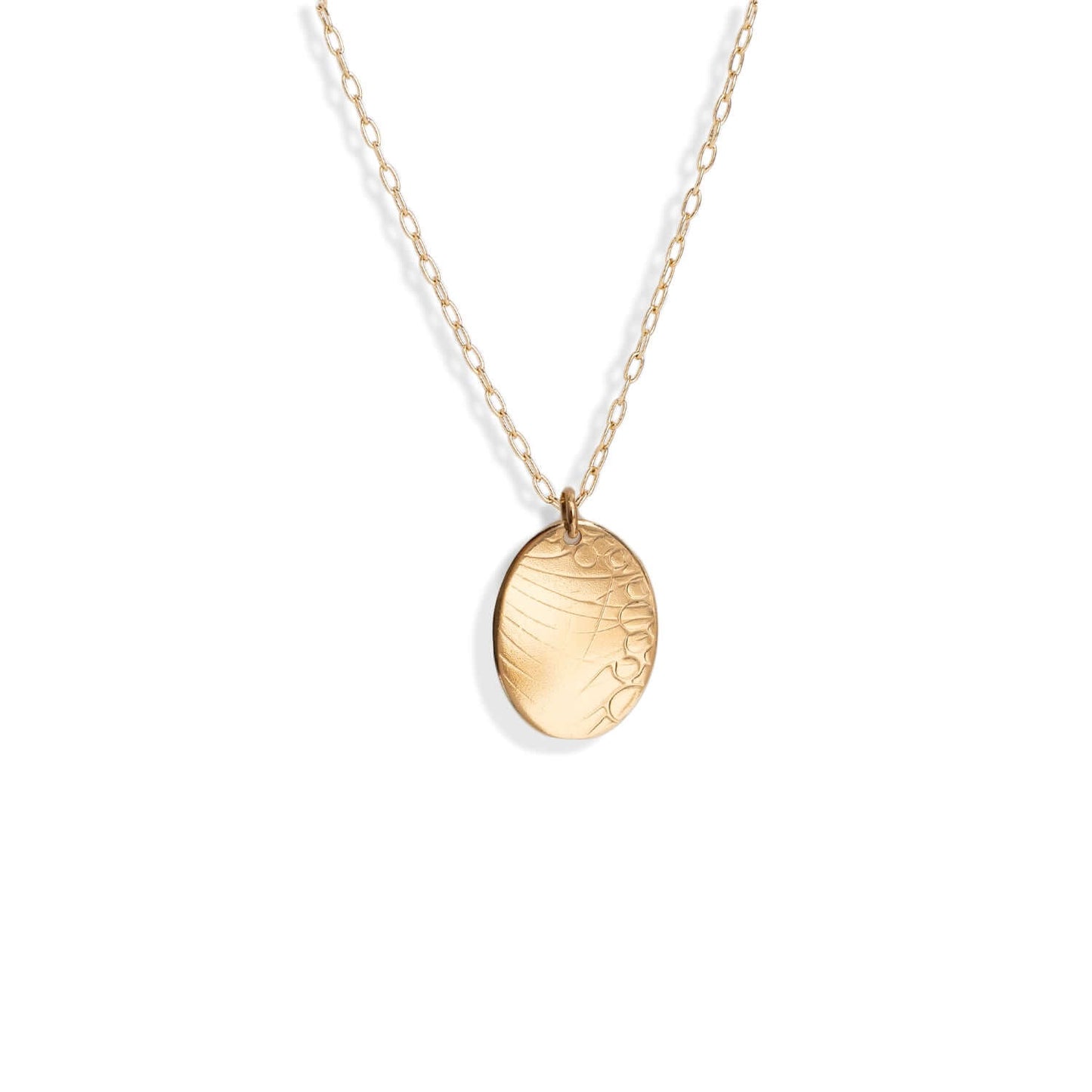Oval Pendant Necklace