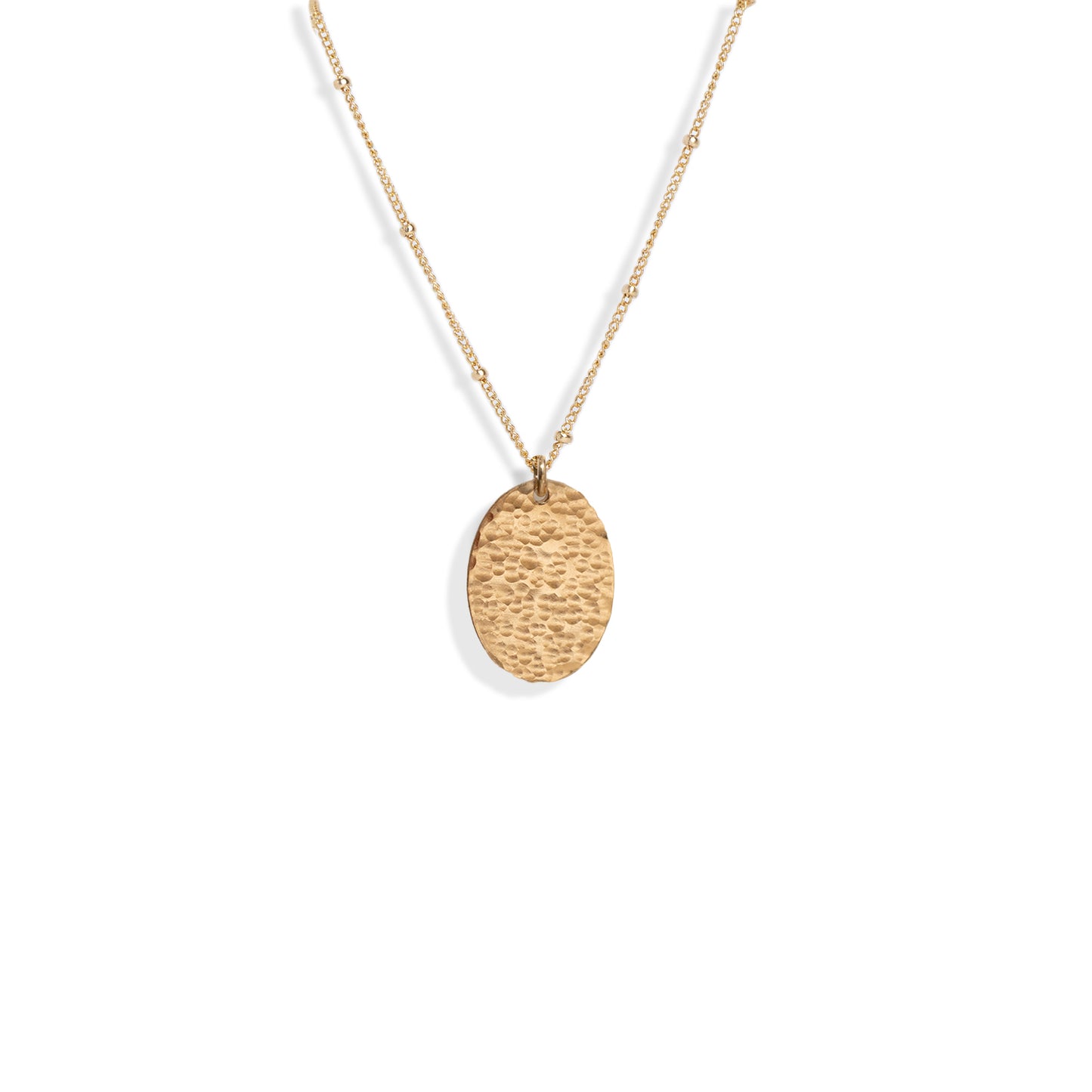 Oval Pendant Necklace