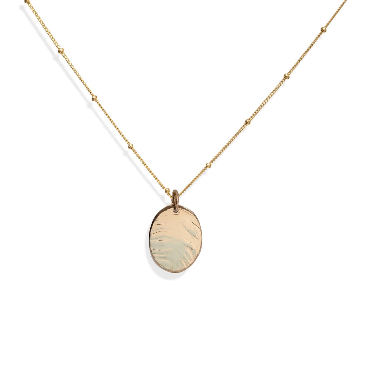 Oval Pendant Necklace