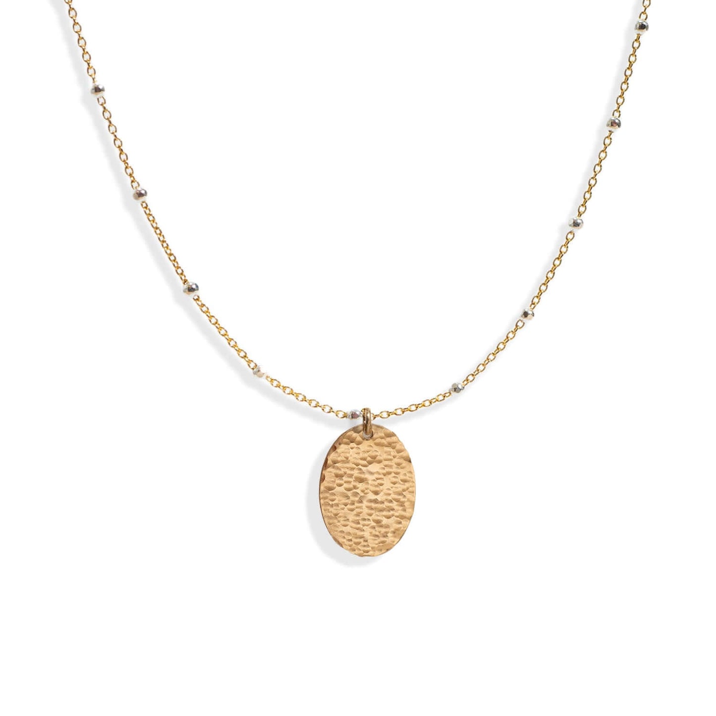 Oval Pendant Necklace
