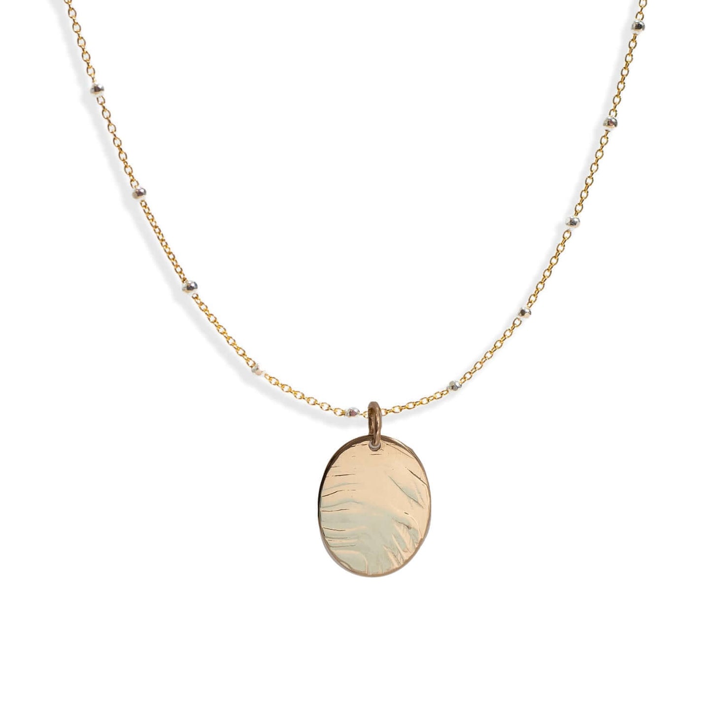 Oval Pendant Necklace