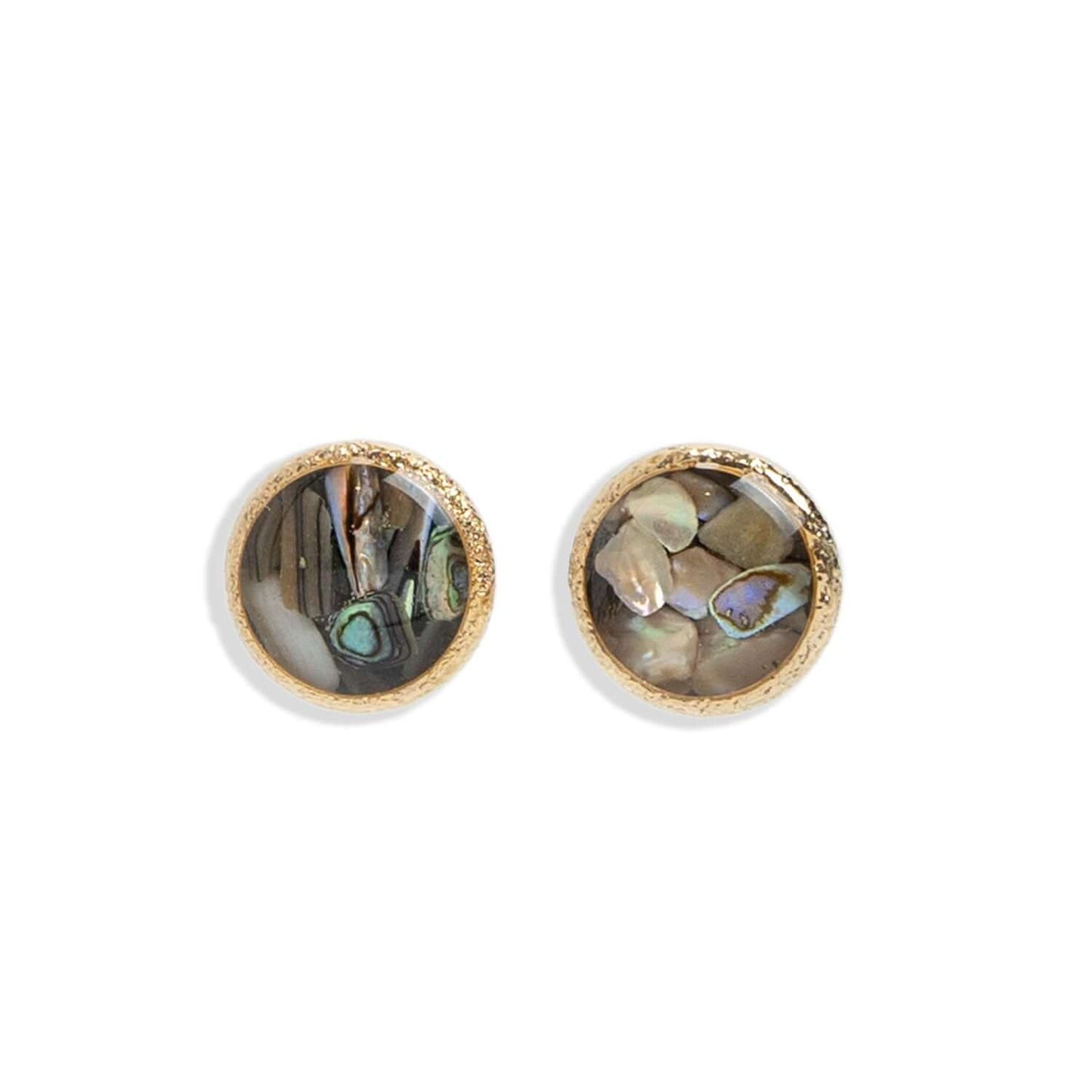 Round Abalone Studs
