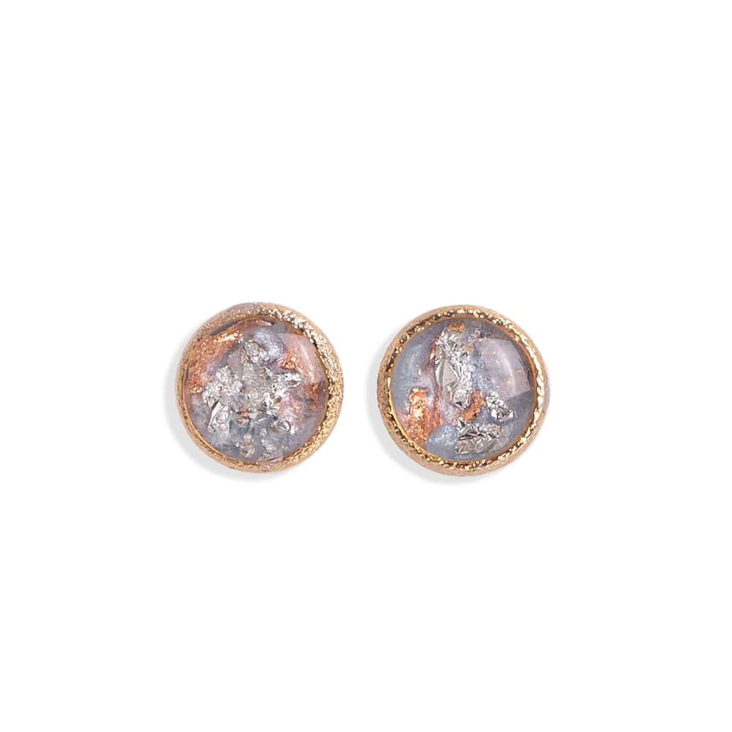 Vanilla Sky Round Earrings