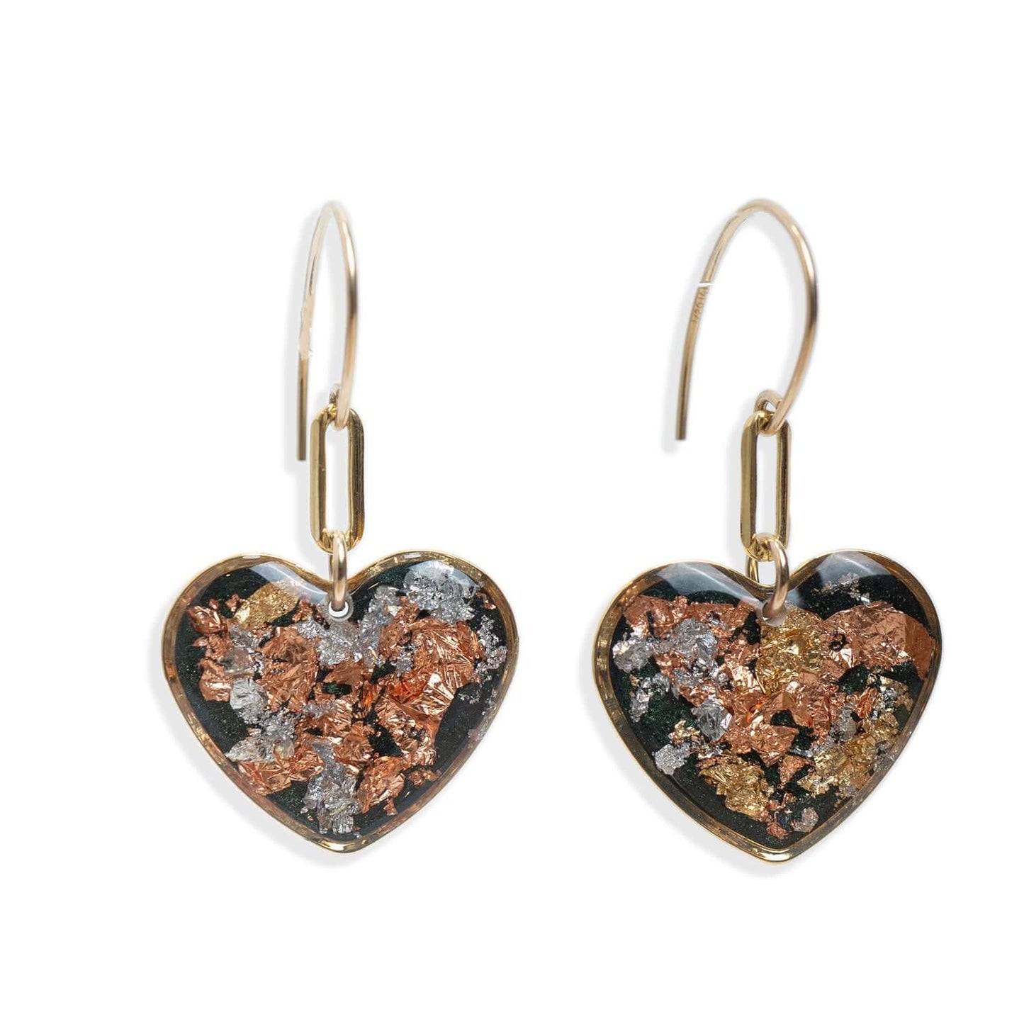 Singing Forest Heart Earrings