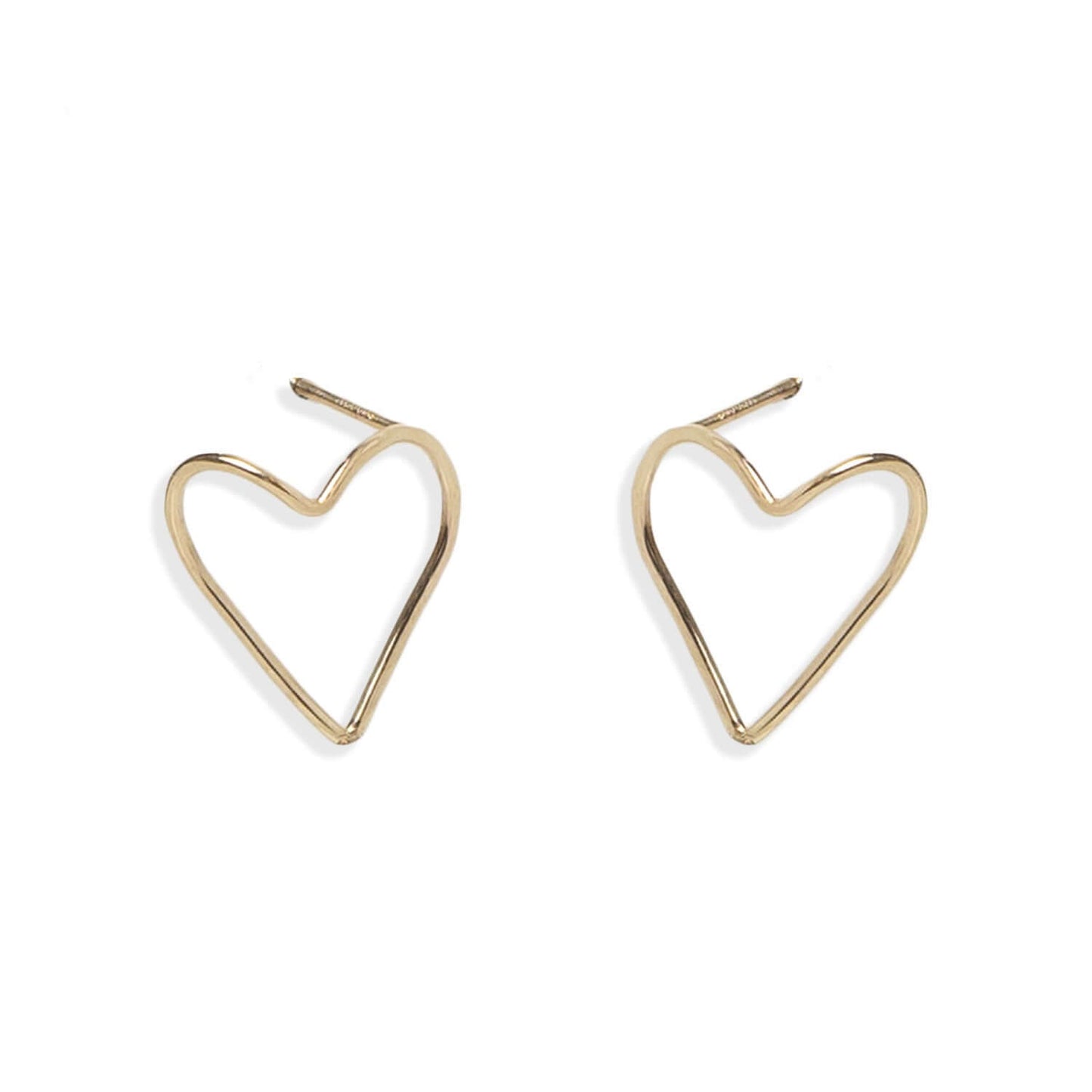 Open-heart earrings