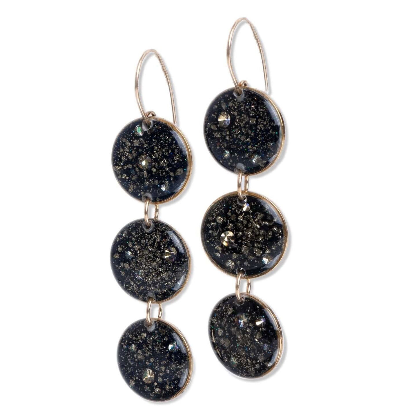Statement Galaxy Round Earrings