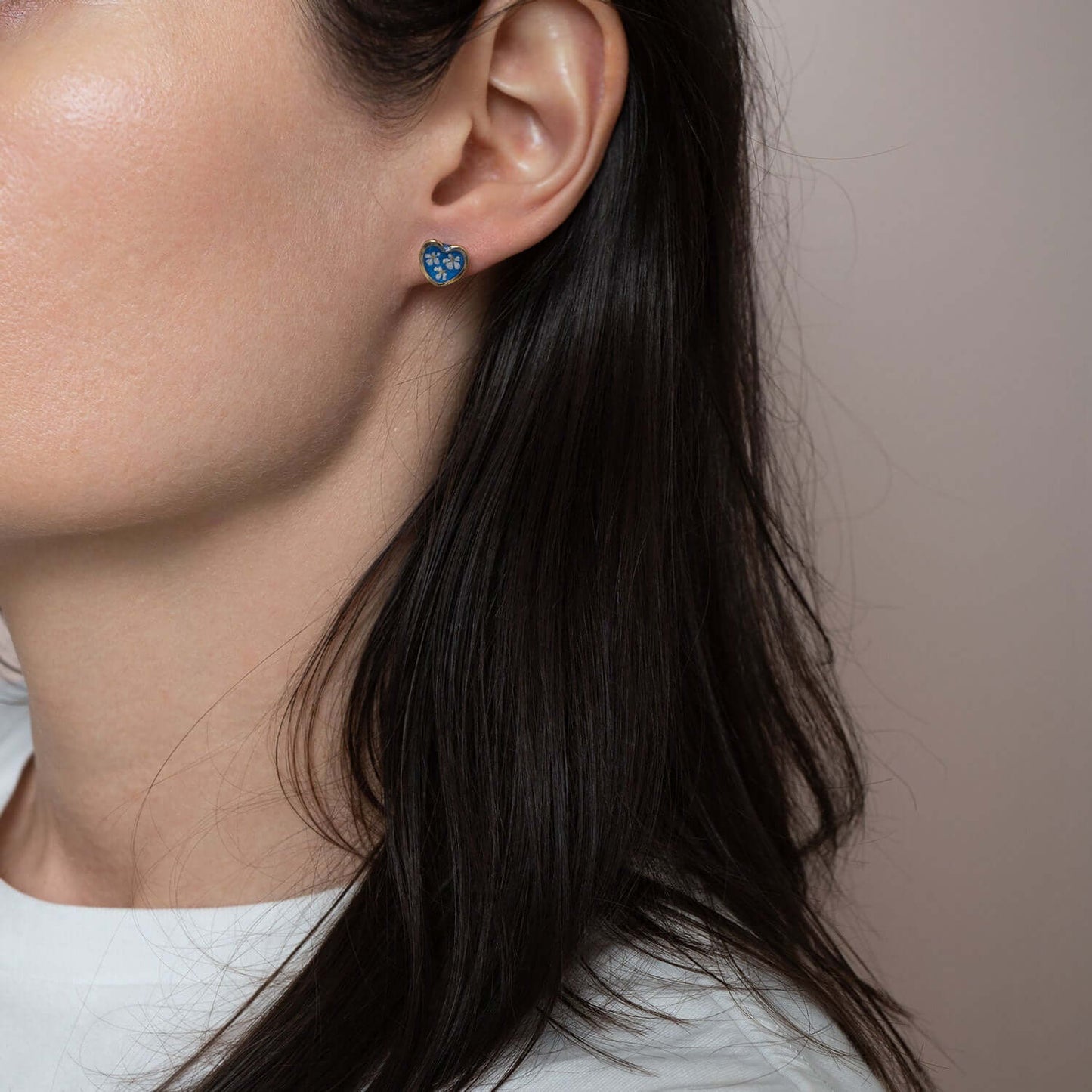 Heart Stud Earrings