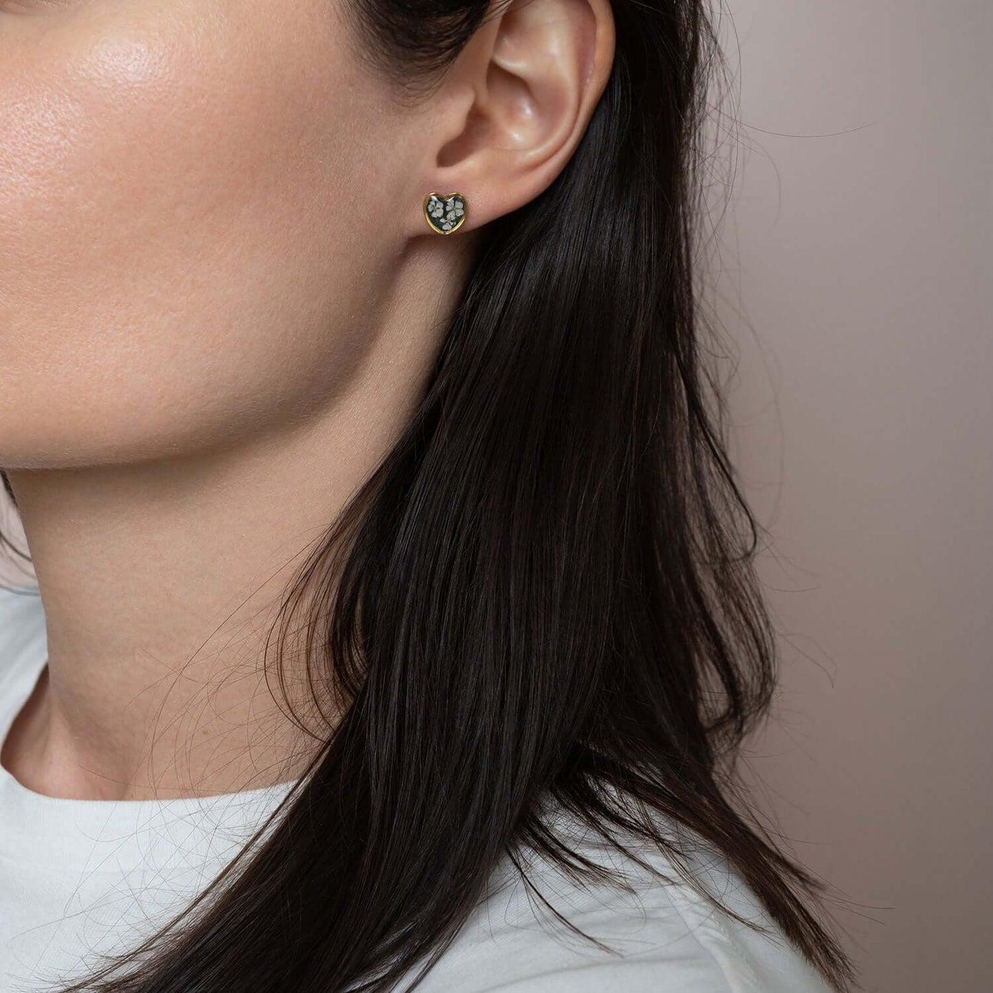 Heart Stud Earrings