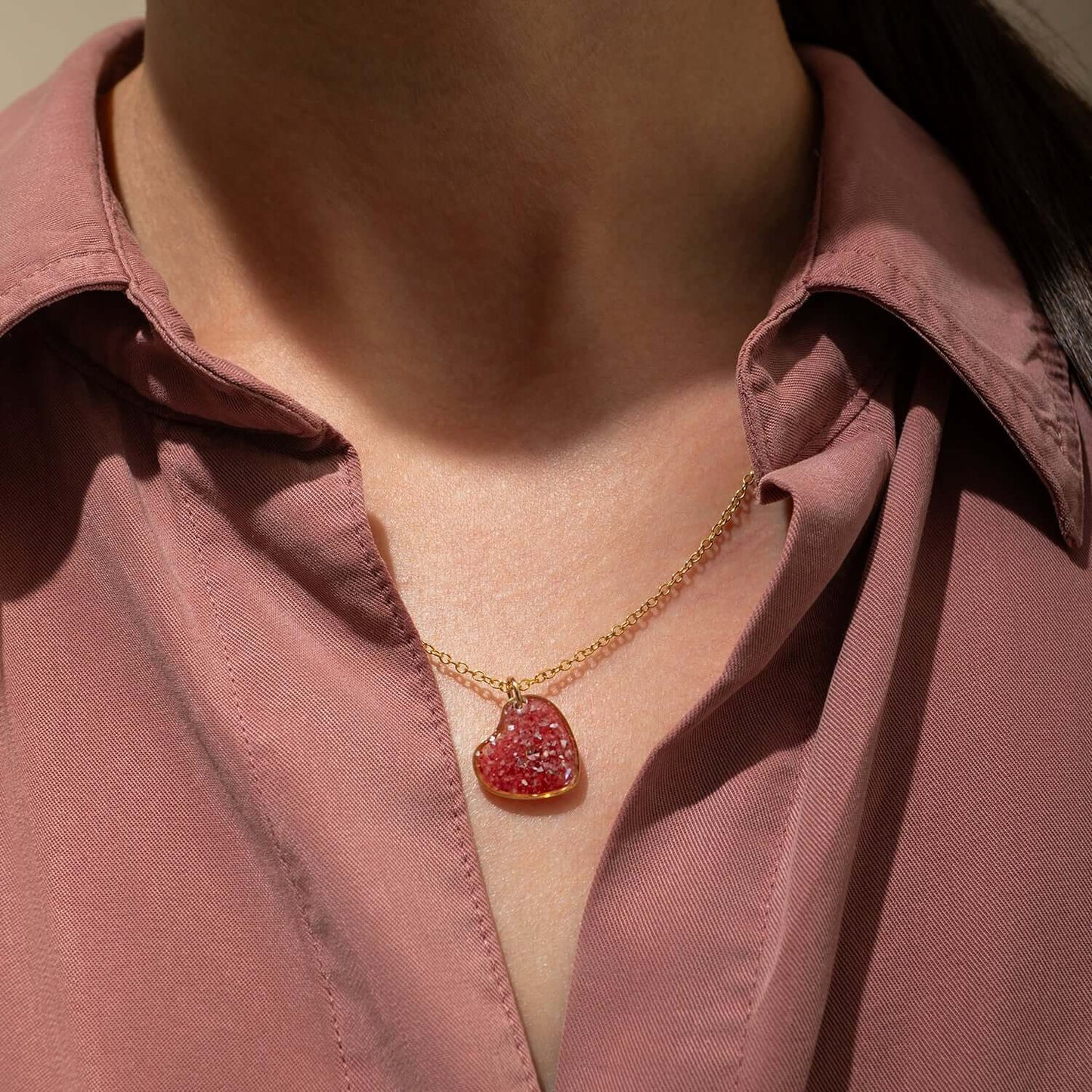 Rose Pink Necklace