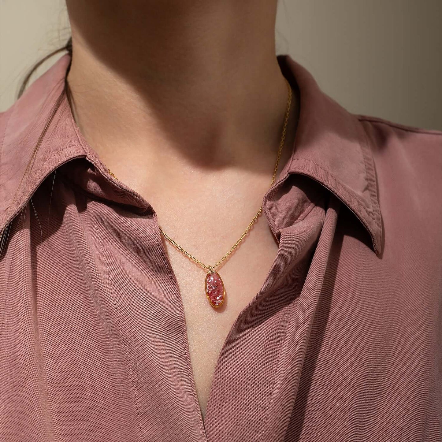Rose Pink Necklace