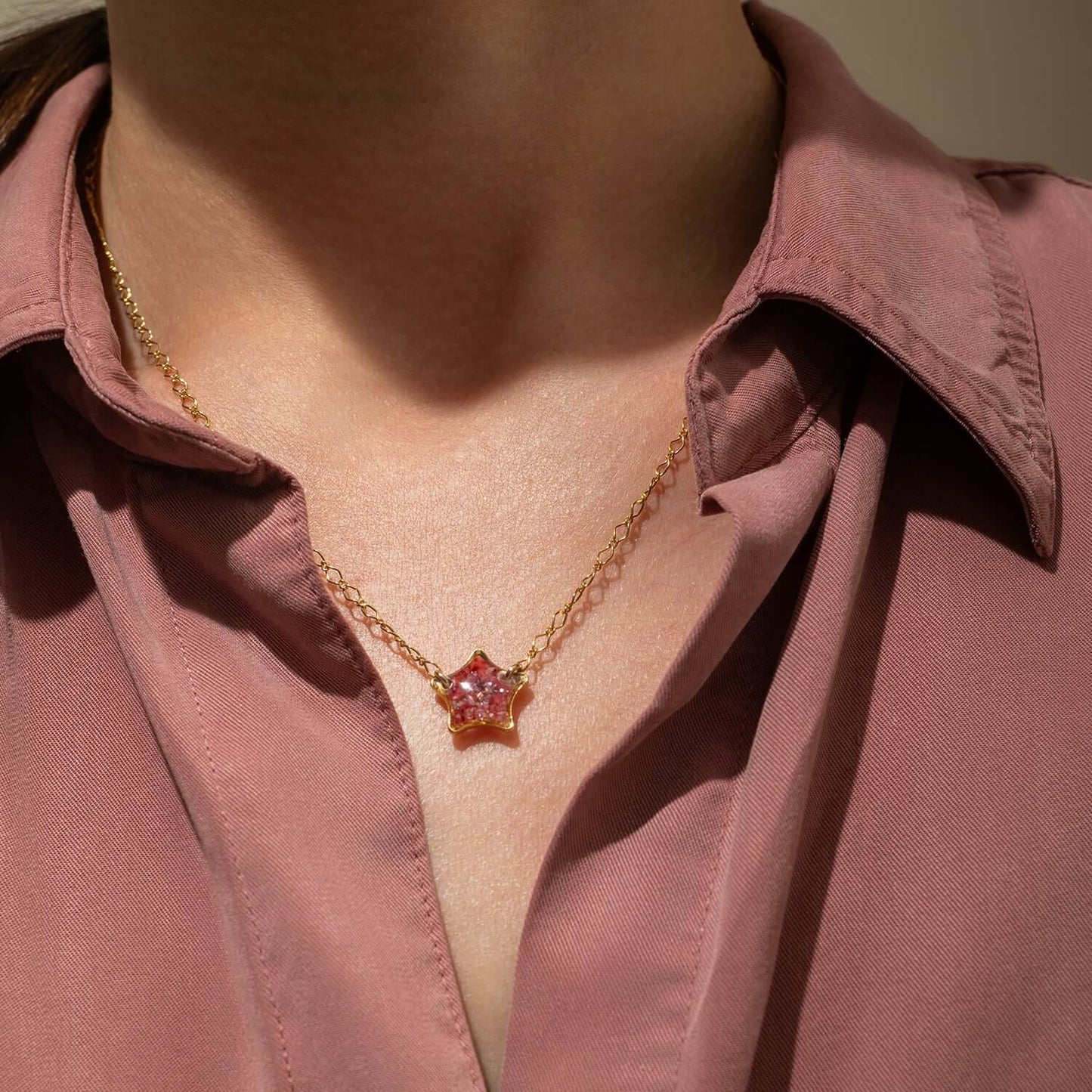 Rose Pink Necklace