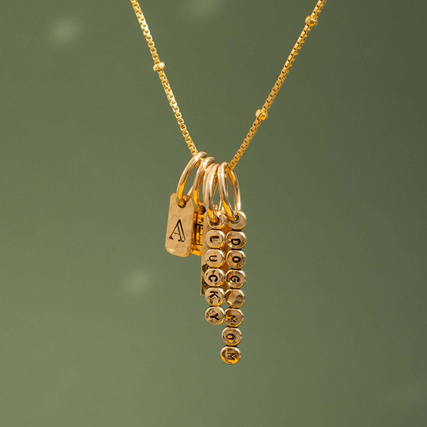 Bubble Tag Pendant