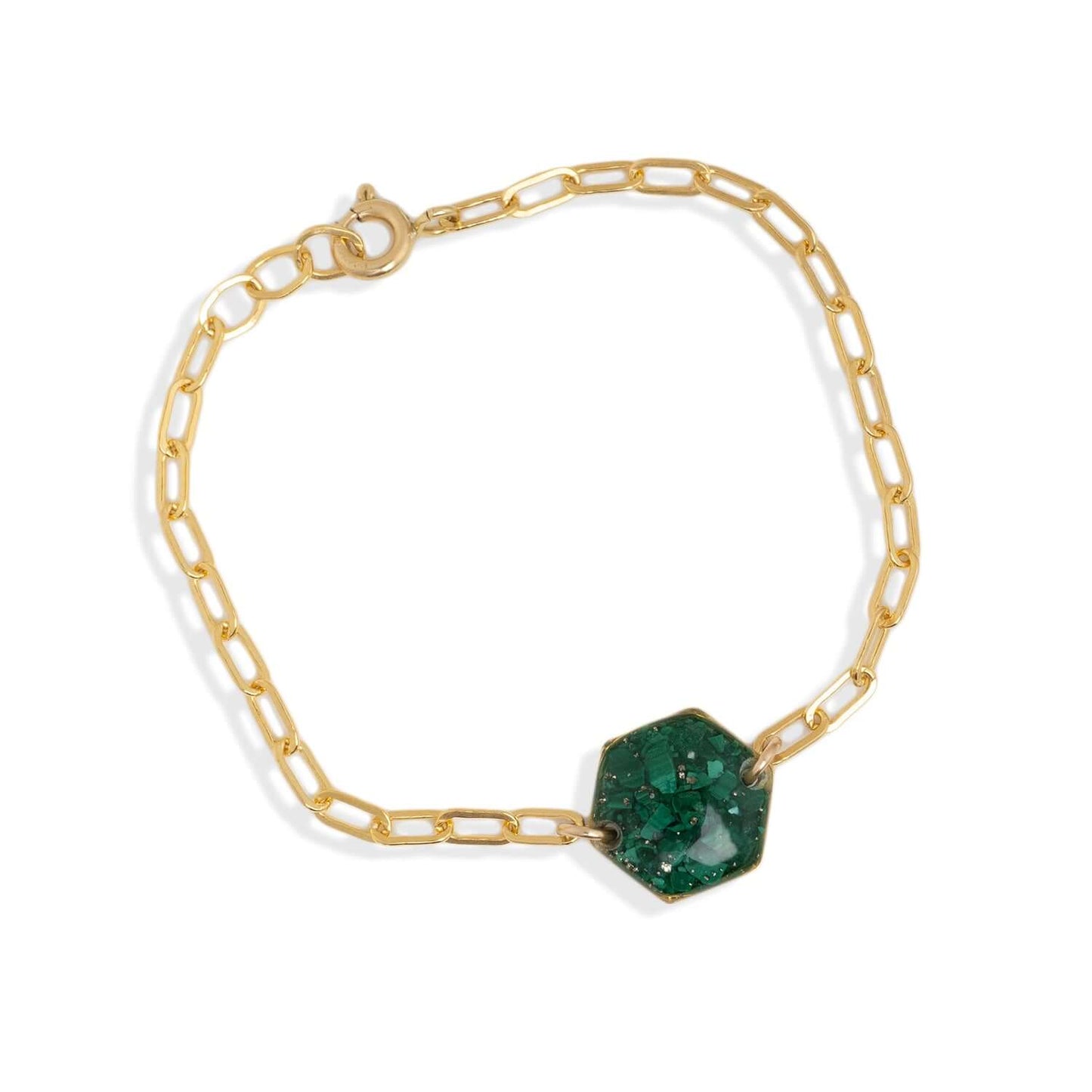 Dainty Hexagon Bracelet