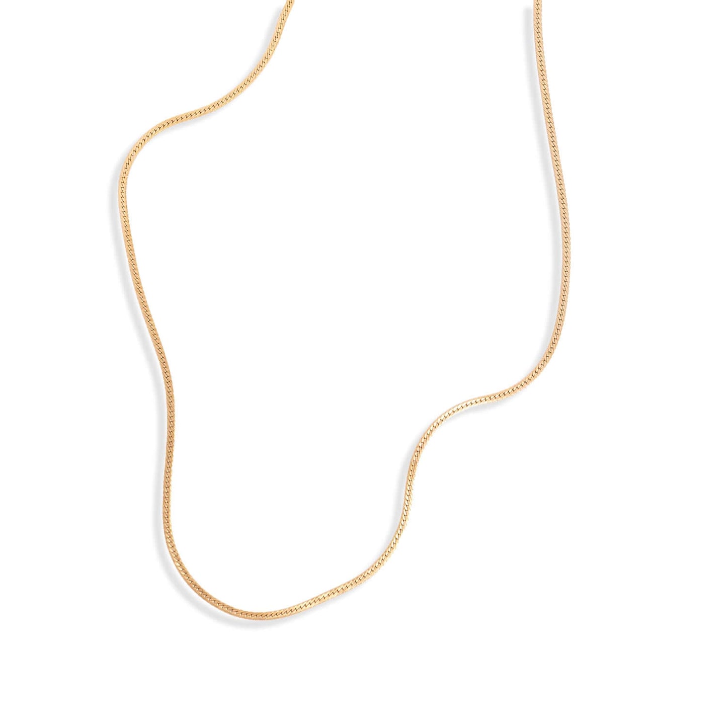Delicate Herringbone Chain Necklace