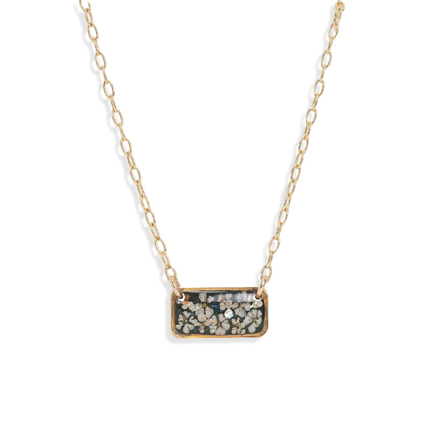 Mini Bar Flower Necklace