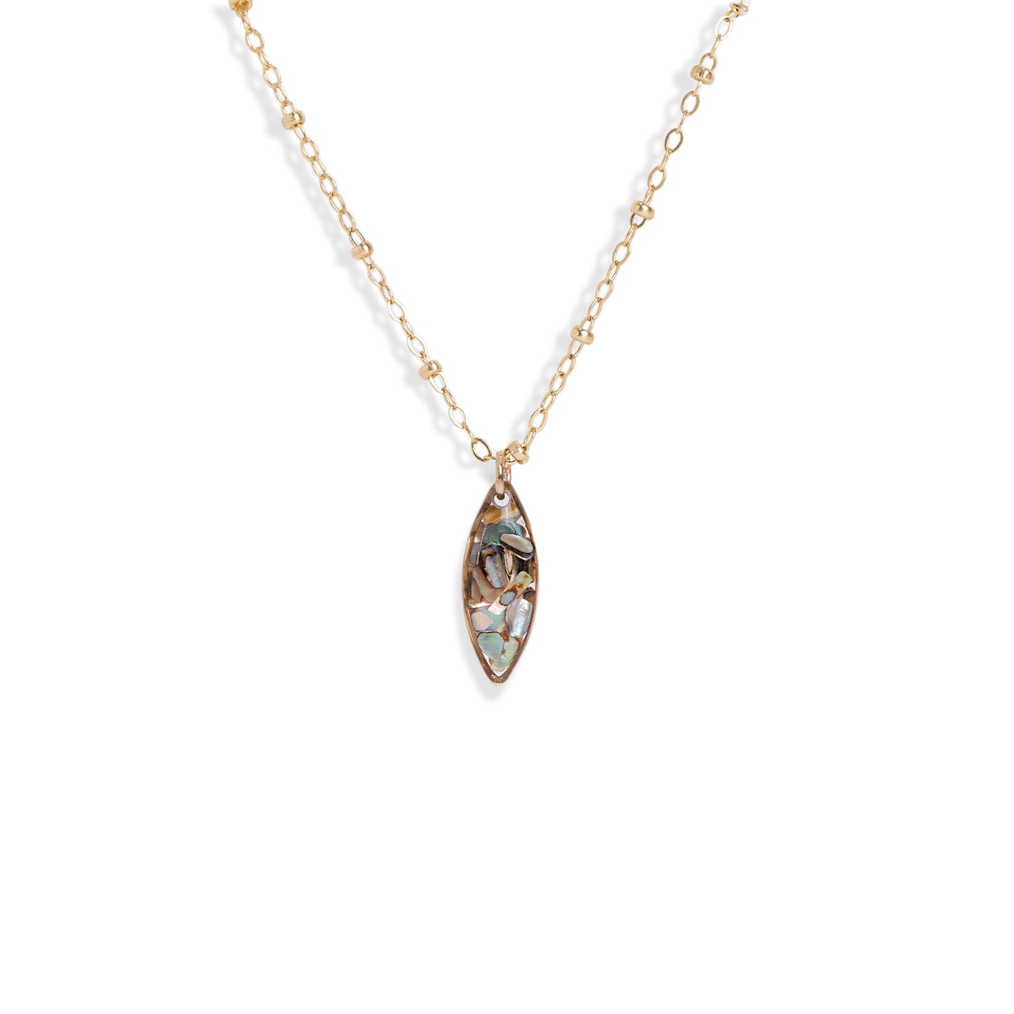 Oval Gem Necklace
