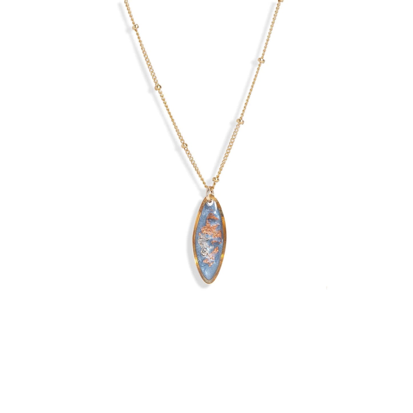 Oval Vanilla Sky Necklace