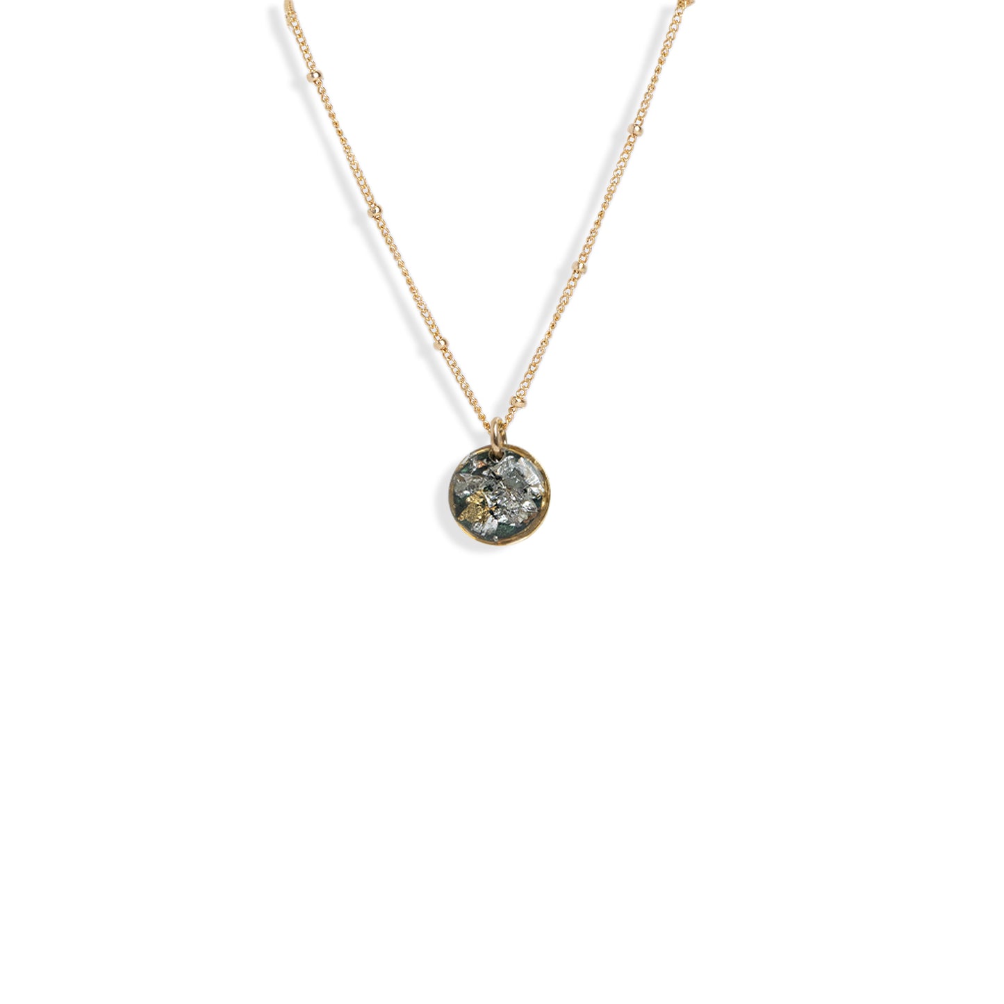 Small Circle Fall Necklace
