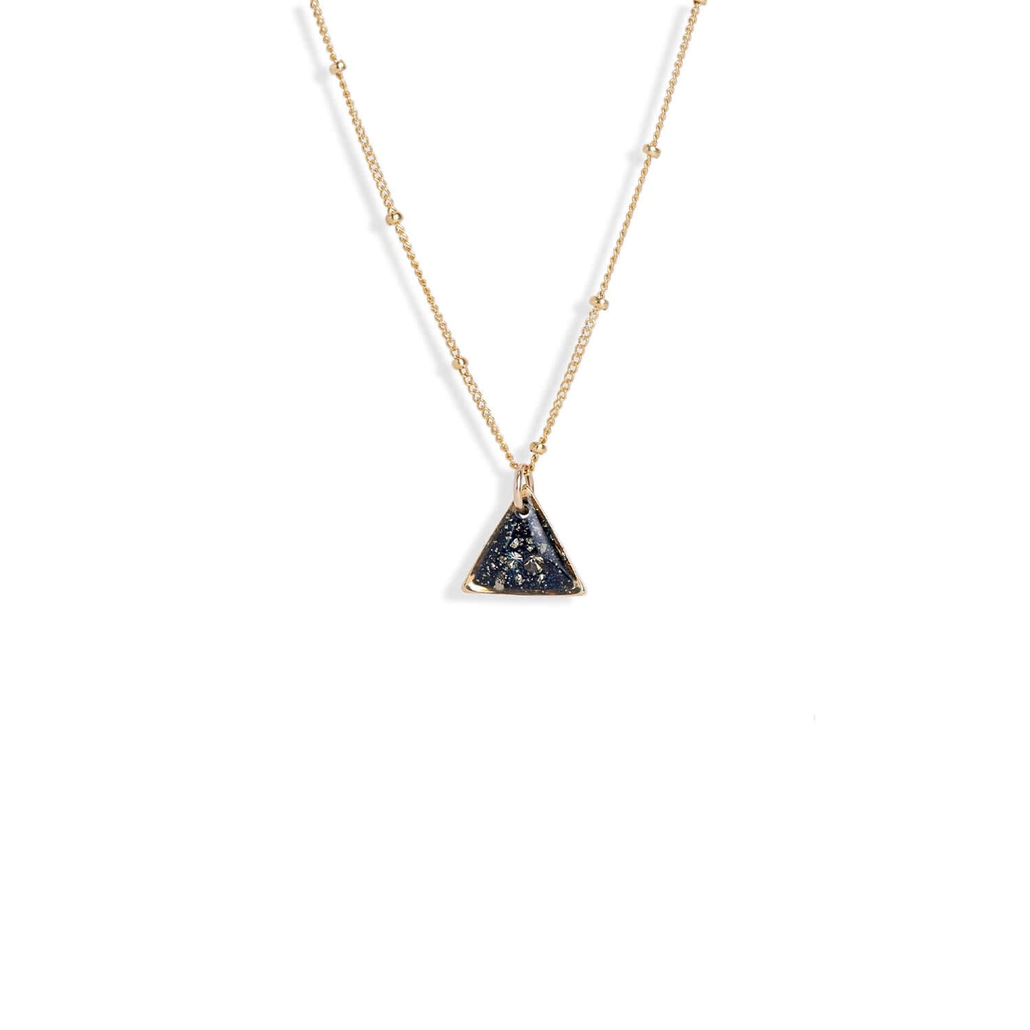 Dainty Triangle Galaxy Necklace