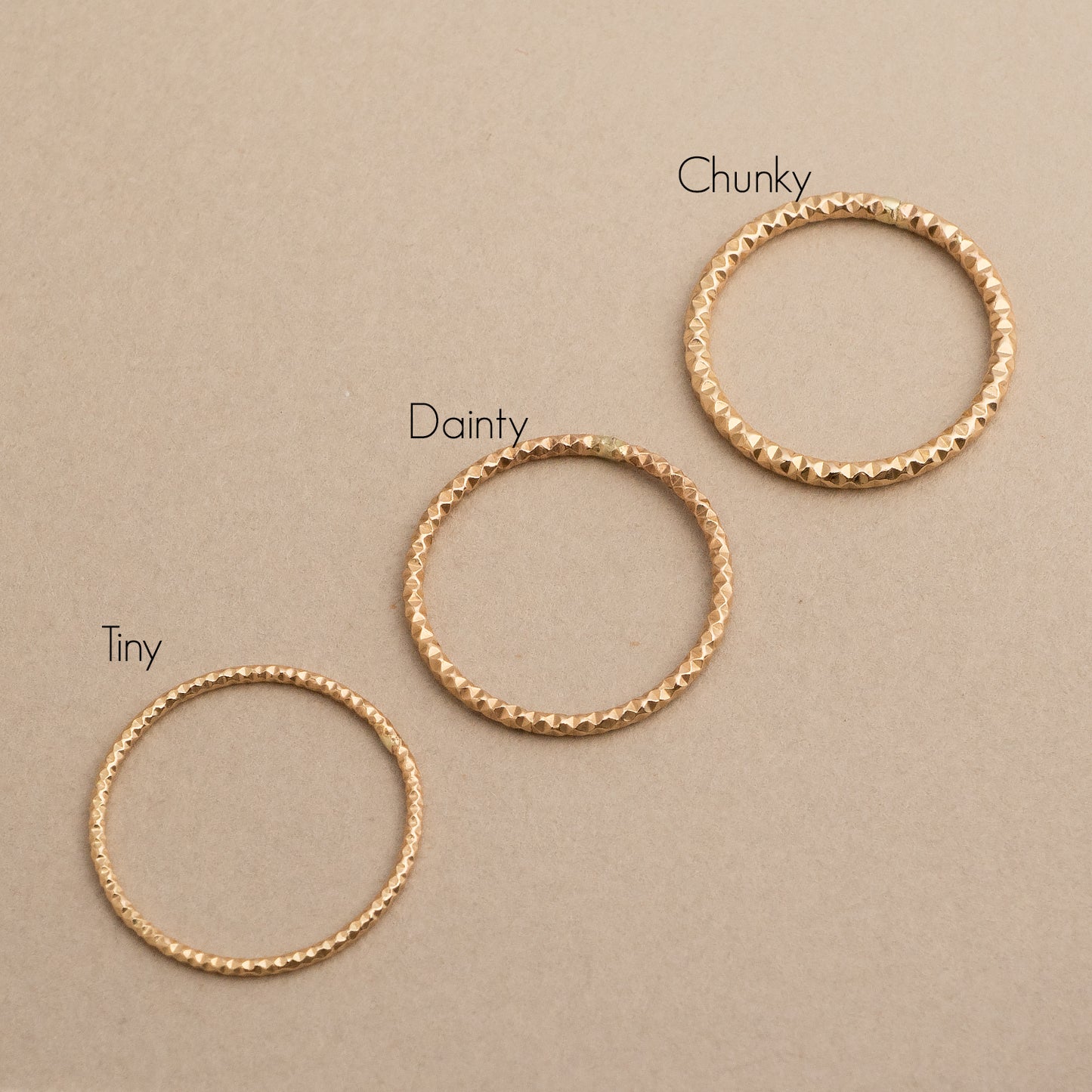 Disco stacking ring