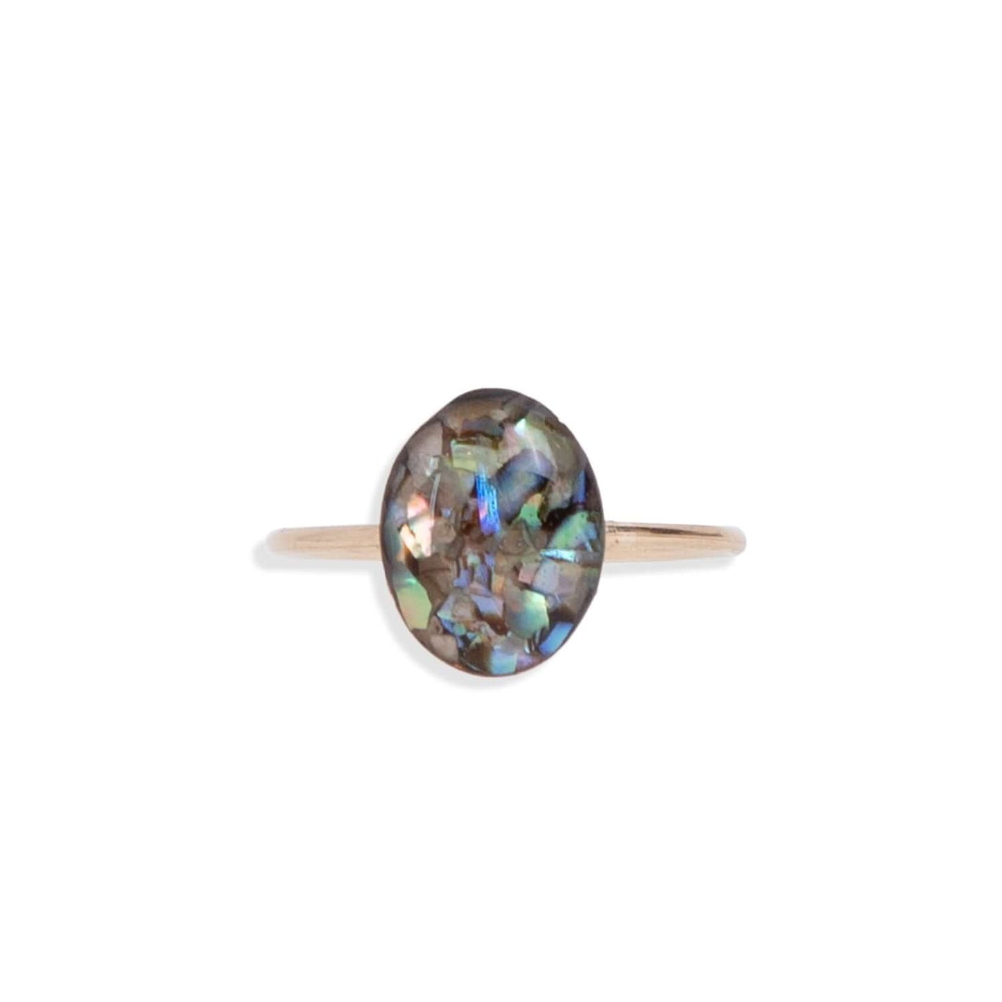 Oval Abalone Ring