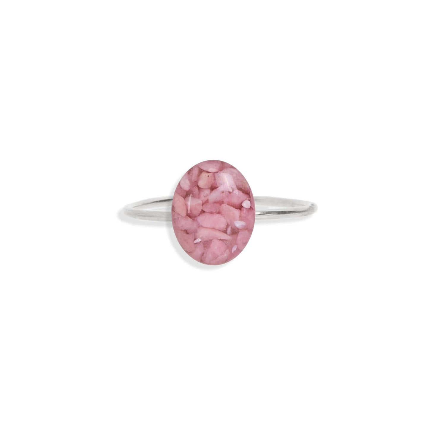 Delicate Oval Gemstone ring