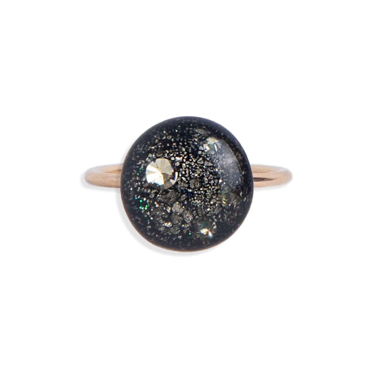 Statement Round Galaxy Ring