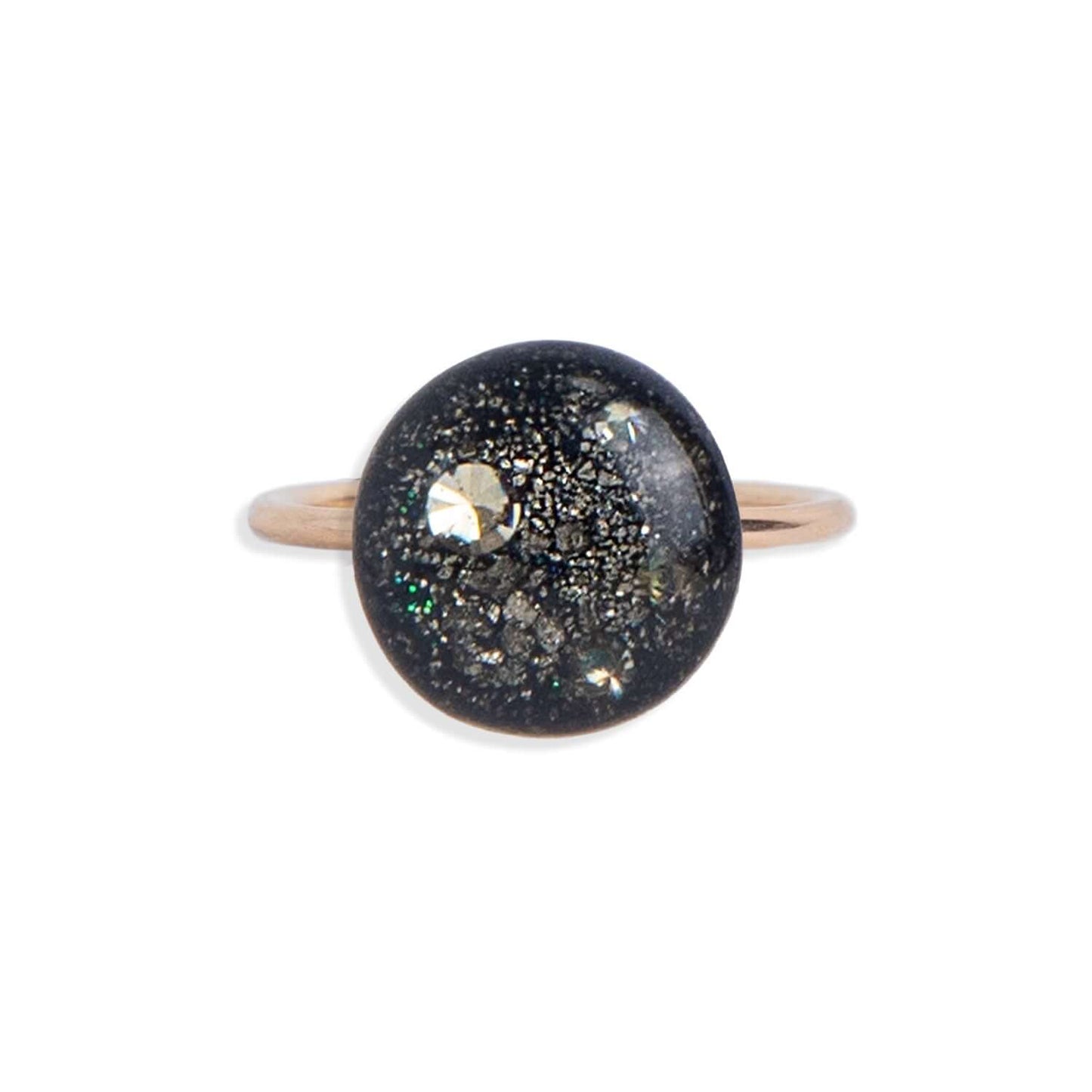 Statement Round Galaxy Ring